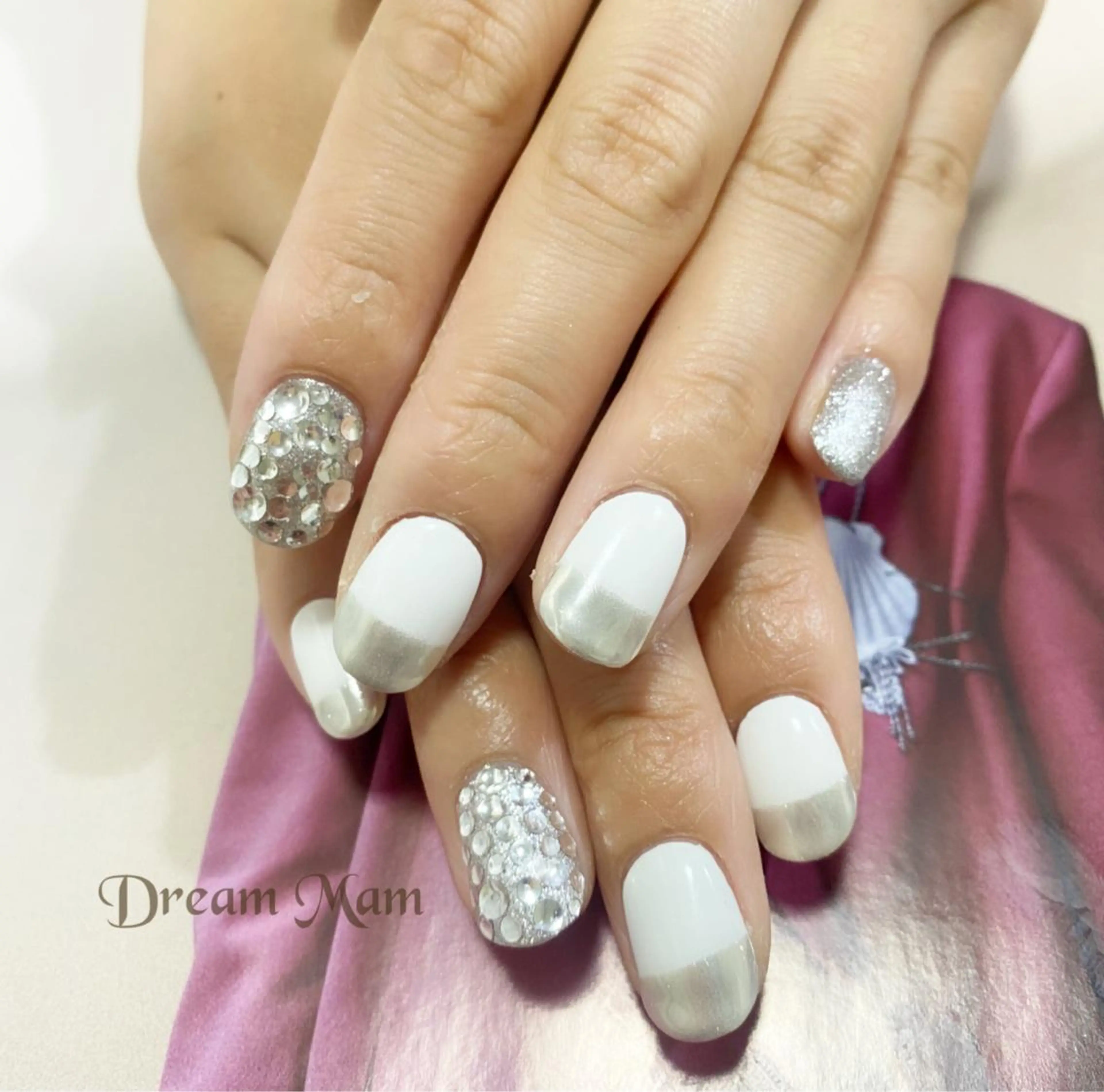 ネイル アートネイル ミラーネイル Nail Salon Ｄream Mamのネイルデザイン
