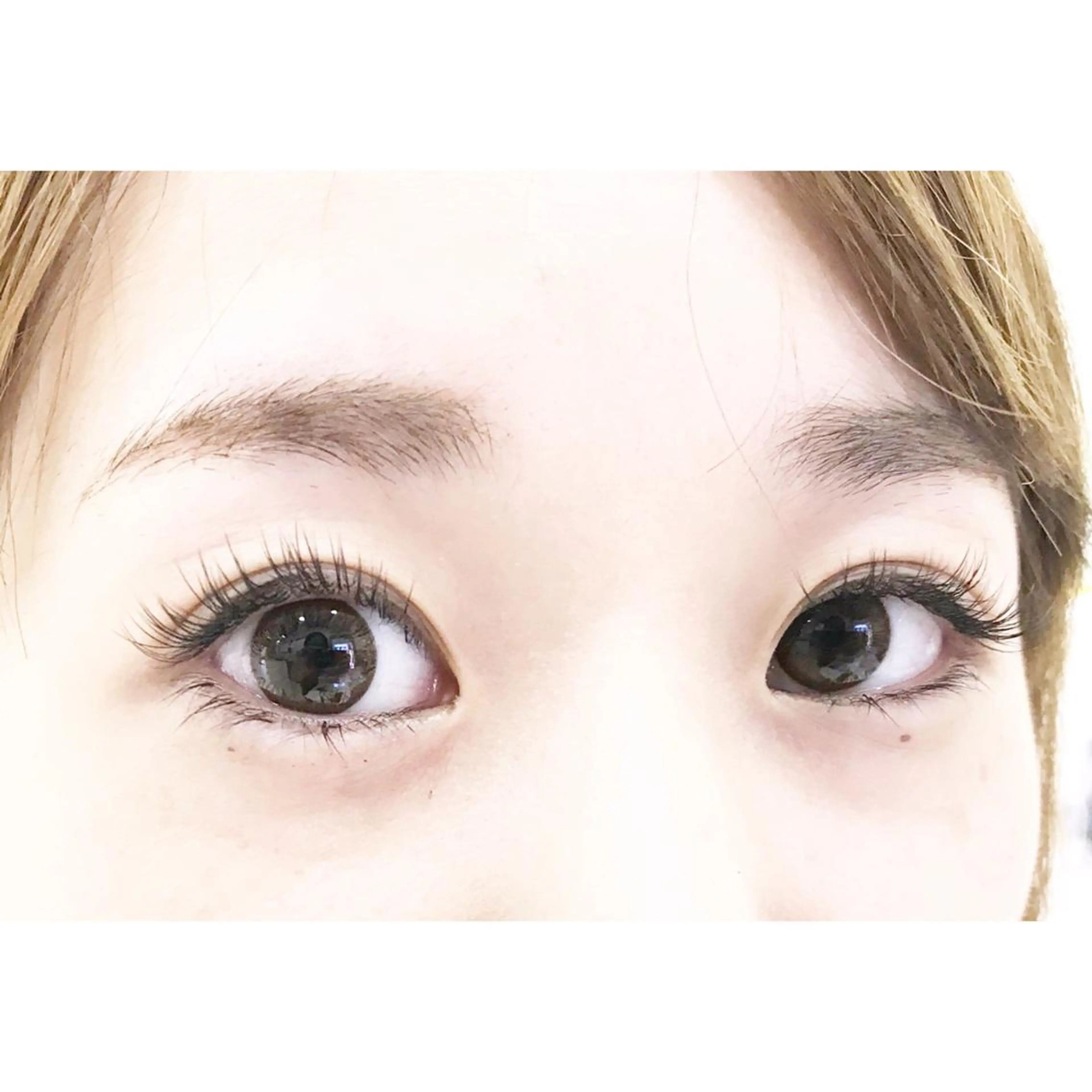 マツエク・マツパ Cカール フラットラッシュ 目尻長め J3eyelash所属・吉岡 翠のマツエク・マツパデザイン