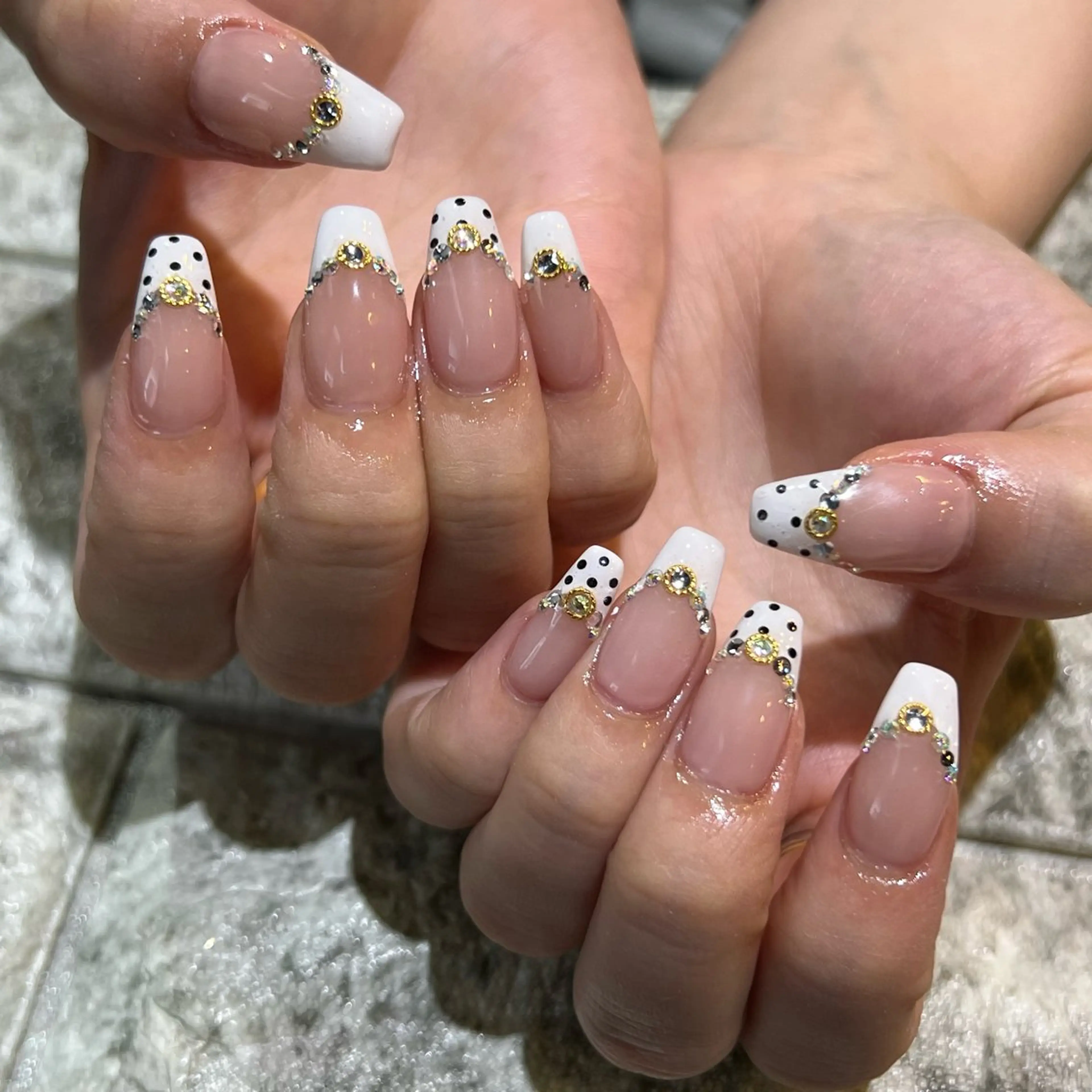 ネイル ハンドネイル アクリルスカルプ𓆈 RounGe町田店のネイルデザイン