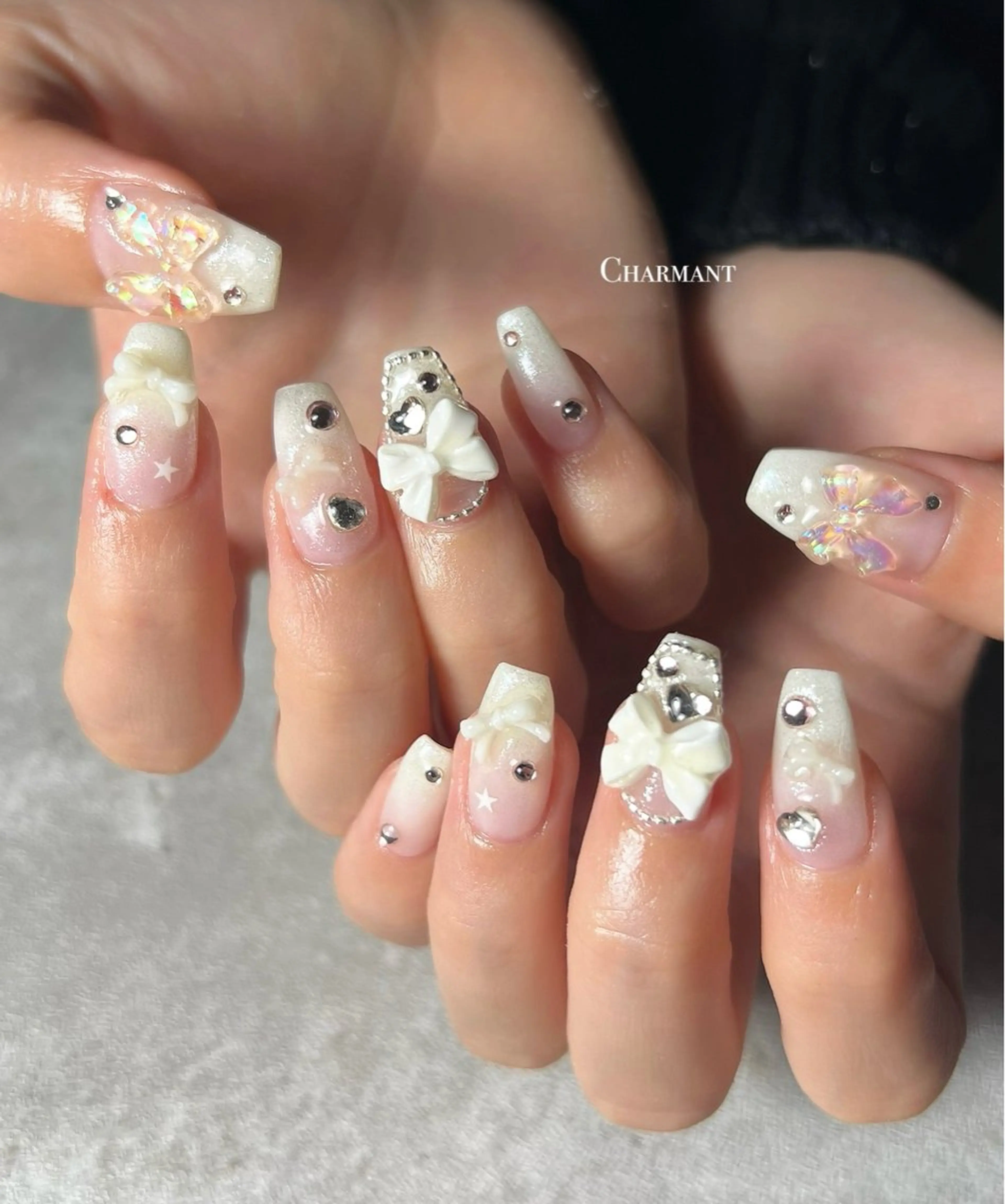 🎀相談でデザイン決めていくやり放題🎀オフあり❤️パーツ無料【派手ネイル要相談】の写真