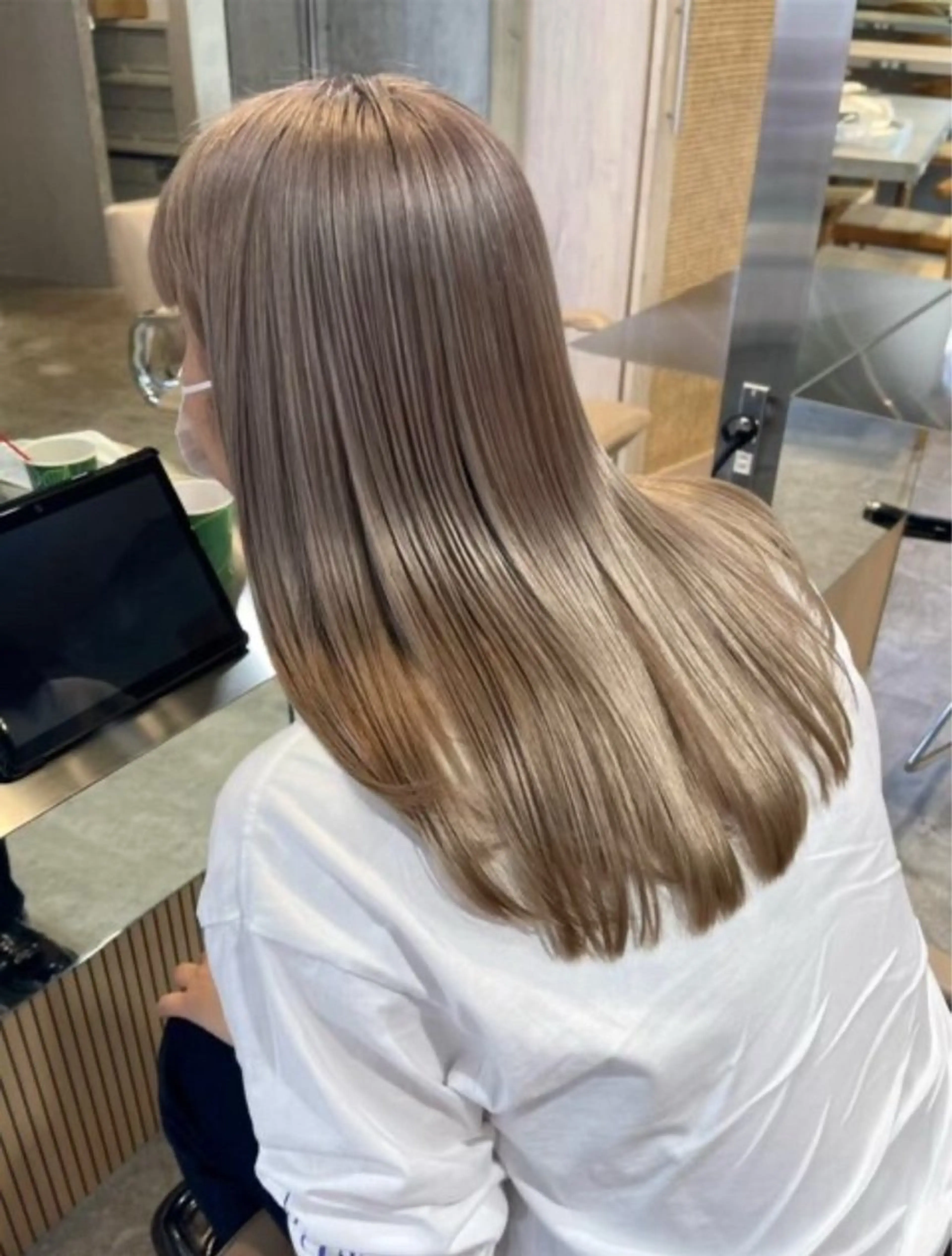 *᧔レディース限定᧓*今の色より暗くしたい⋆͛🤎⋆͛トーンダウン⤵️艶カラー➕3️⃣steptreatment🎀の写真