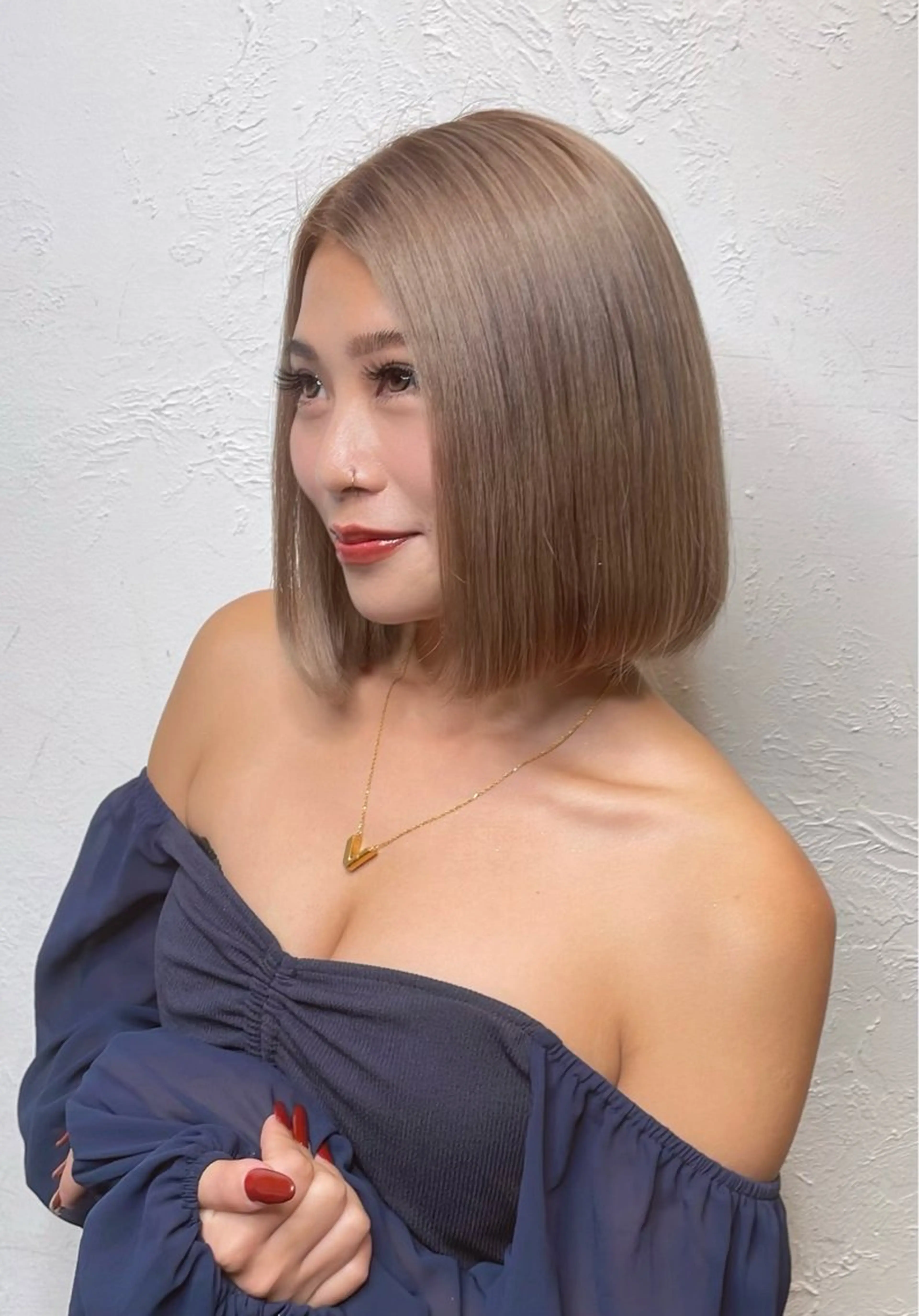 カラー ボブ ヘアカラー エクステ/ダブル カラー/LISAのヘアスタイル