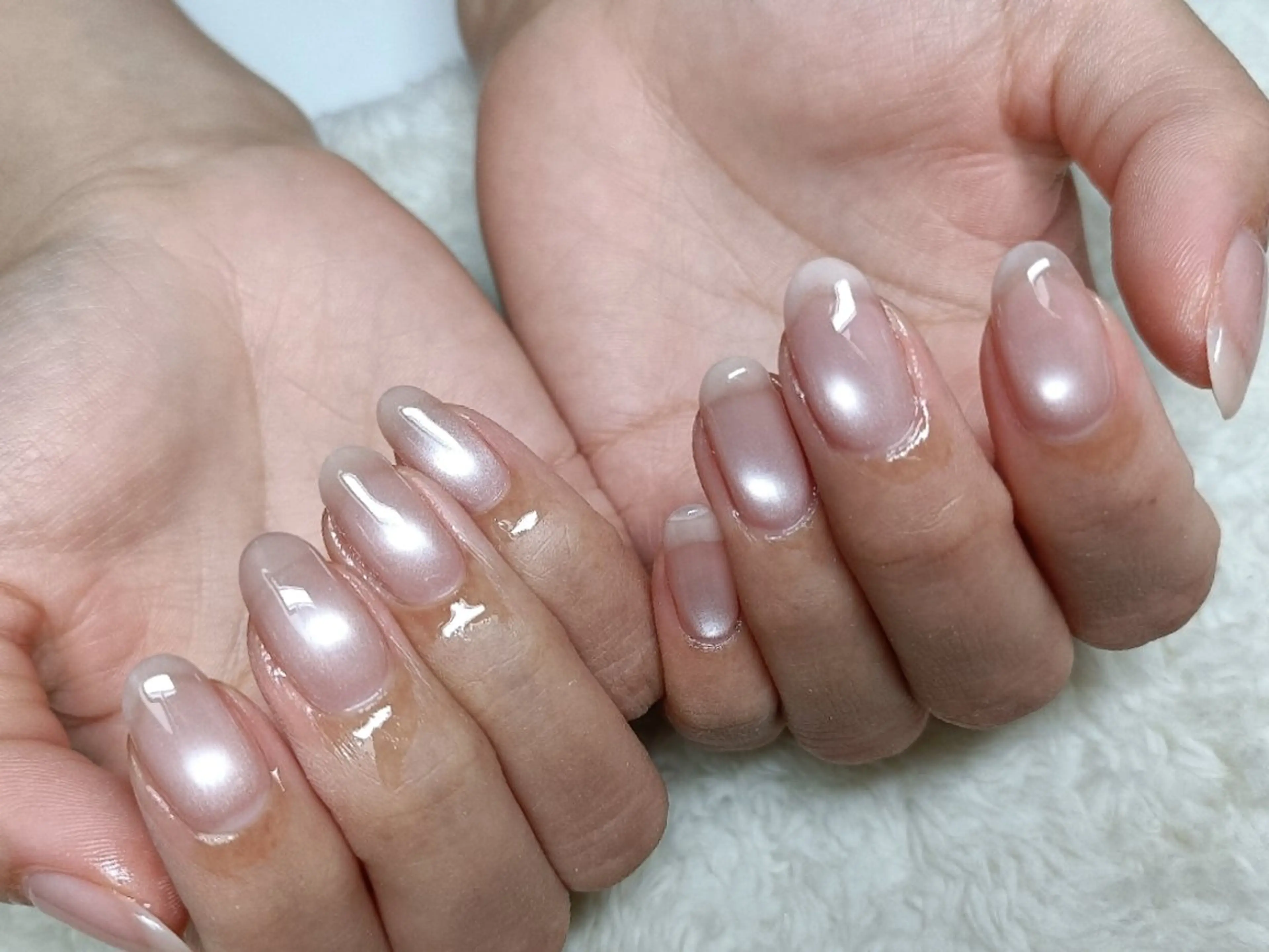 ネイル yu-a  スカルプ ネイルakiのネイルデザイン