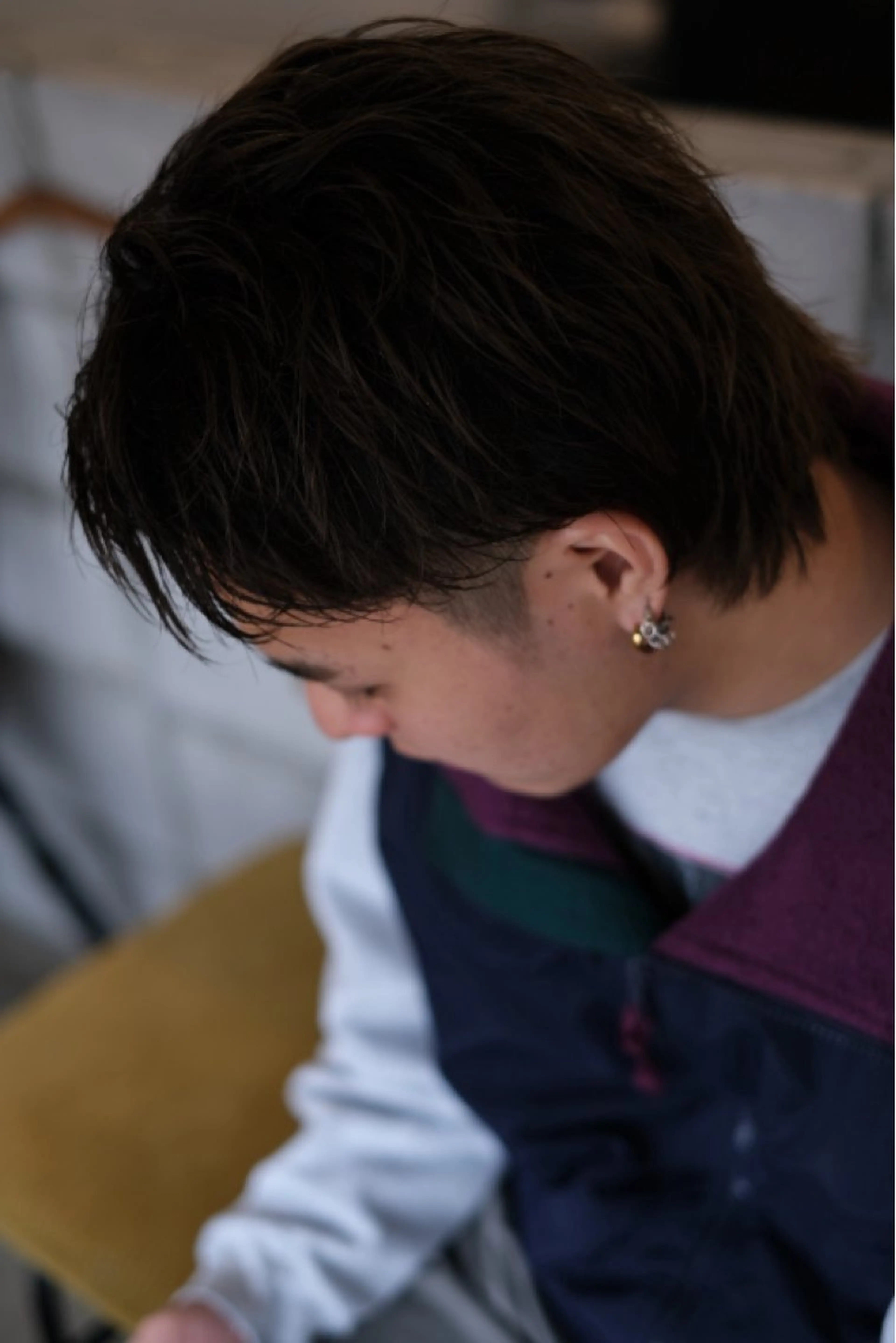 ショート メンズ 岩村 夏姫のヘアスタイル