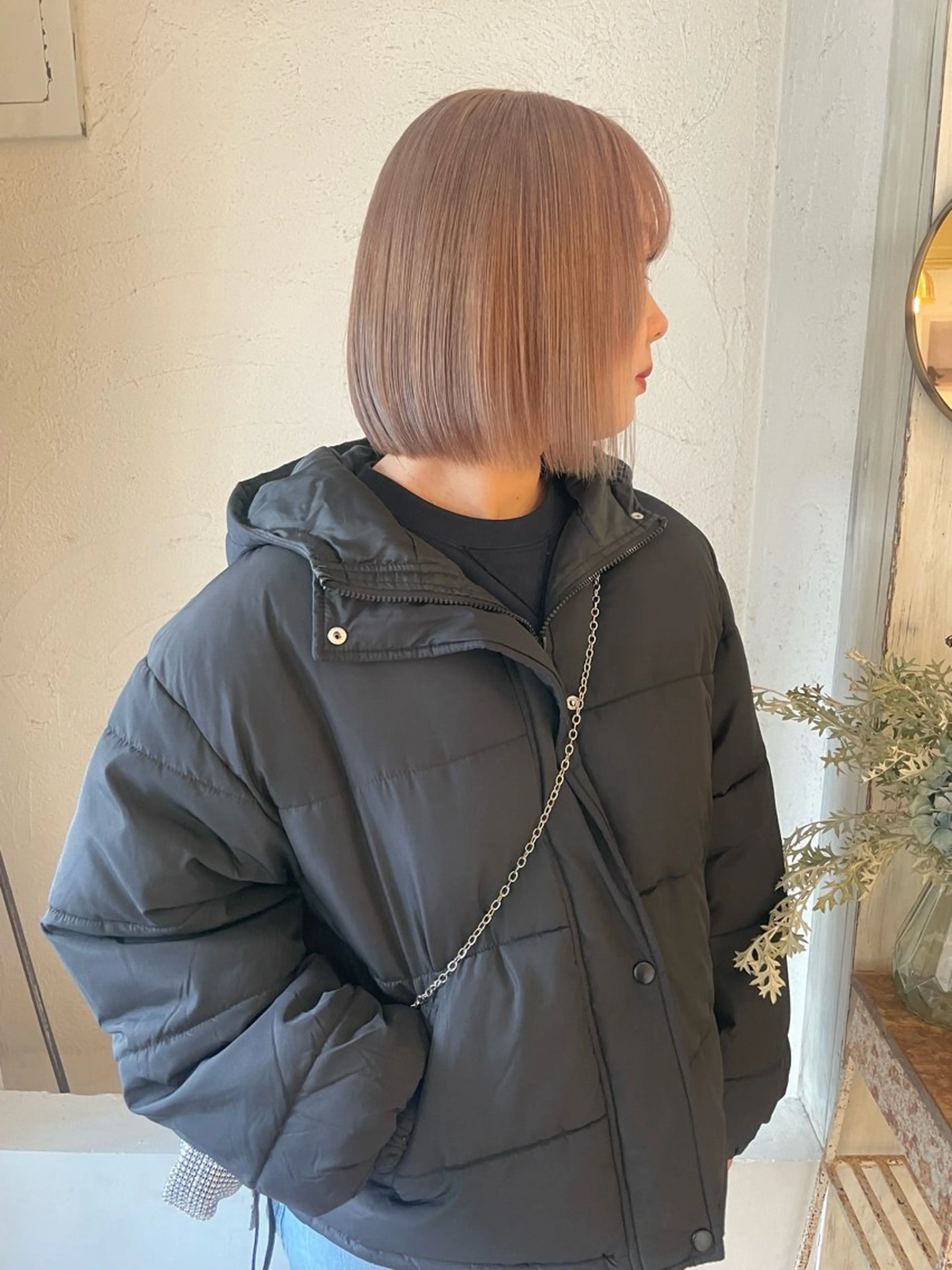 ショート カラー 🙃 透明感カラー/ボブのヘアスタイル