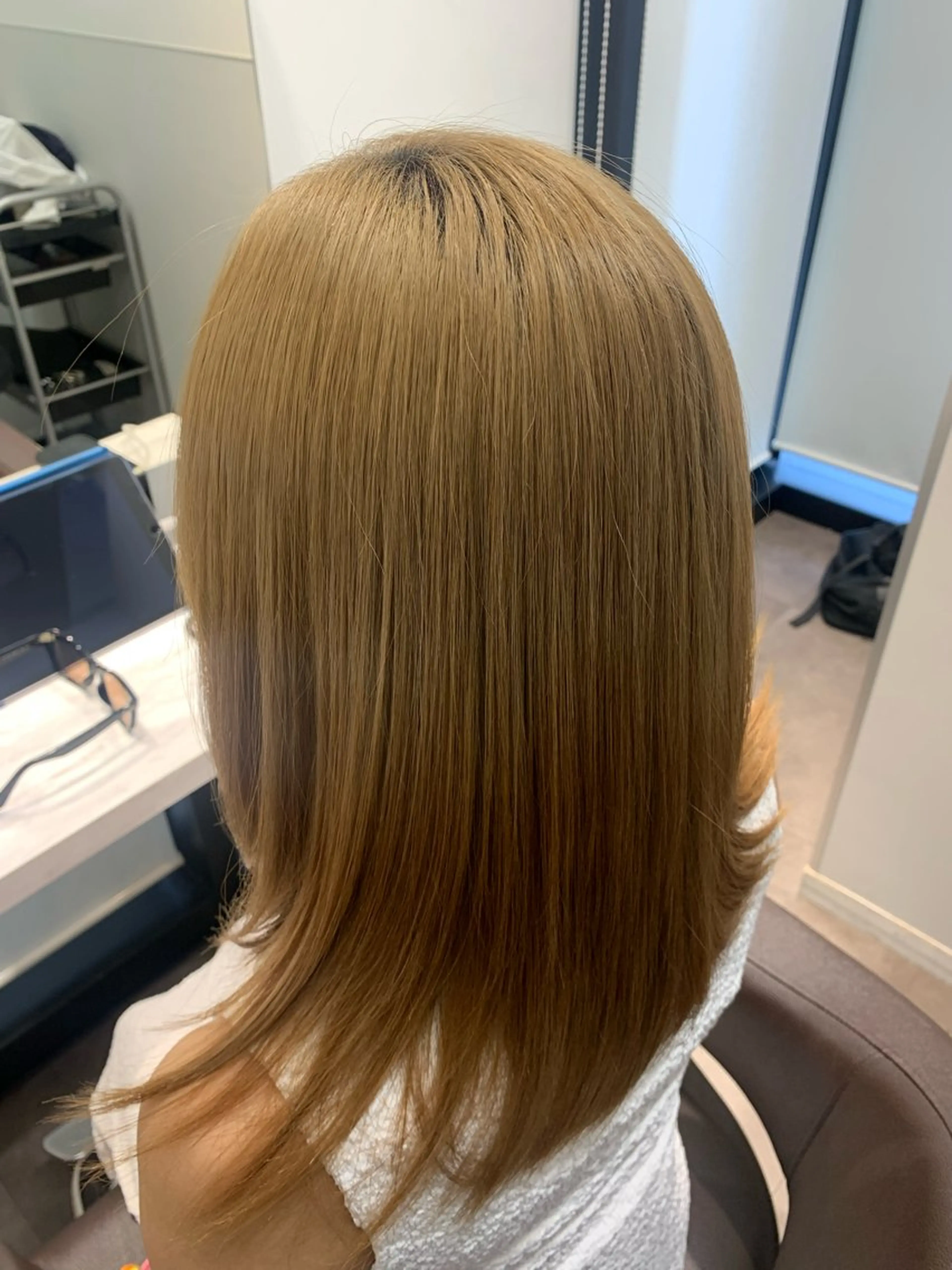 ミディアム トリートメント 松田 啓志のヘアスタイル