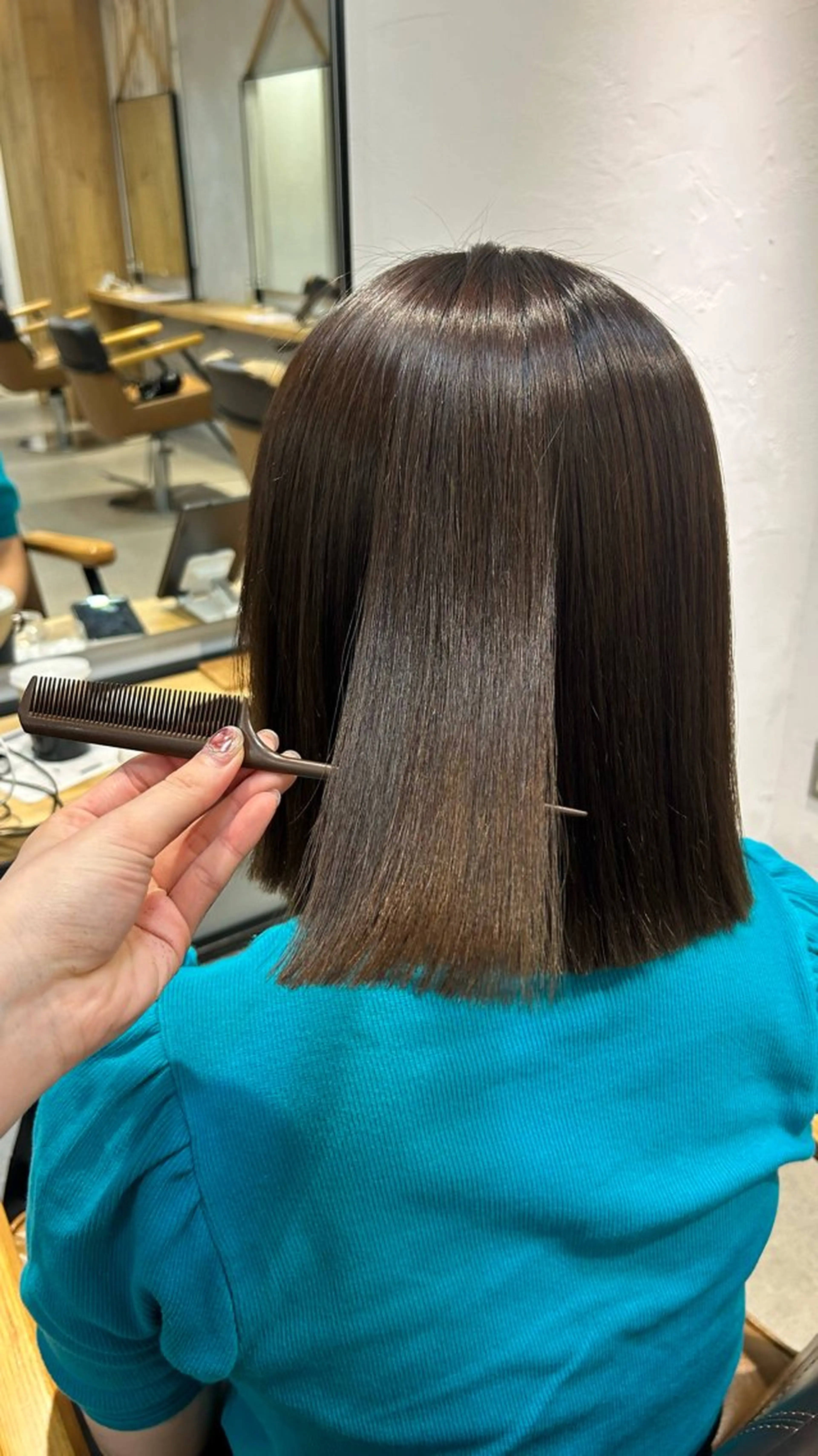 ショート カット 縮毛矯正 じゅわっと暖色カラー 🍊Moemiのヘアスタイル