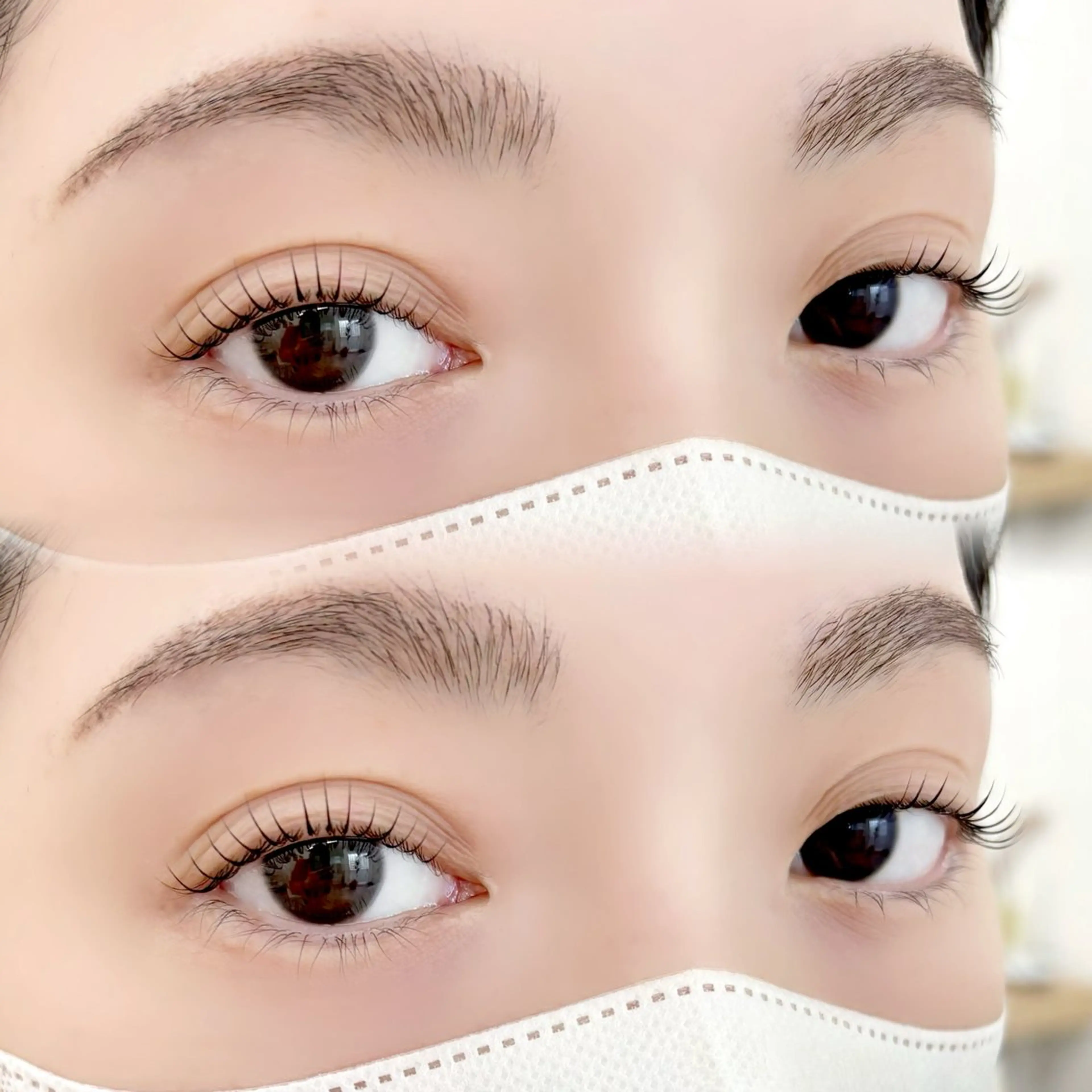 マツエク・マツパ 束感まつ毛 フラットラッシュ 韓国風マツエク ナチュラル まつげパーマ マツパ CLUTCH🫧 ayanoのマツエク・マツパデザイン