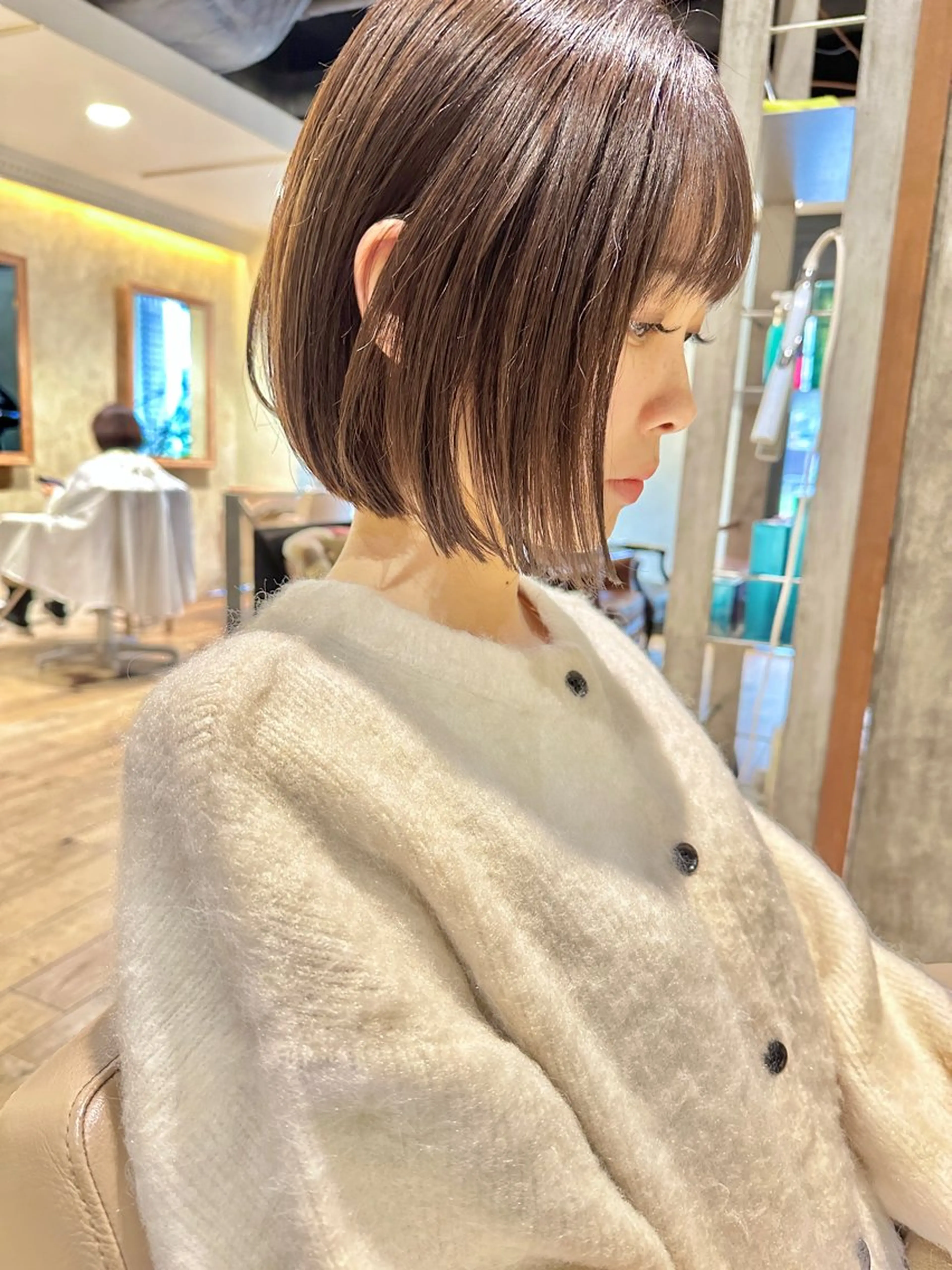 ショート ショート ボブ 梅田 木戸健人のヘアスタイル