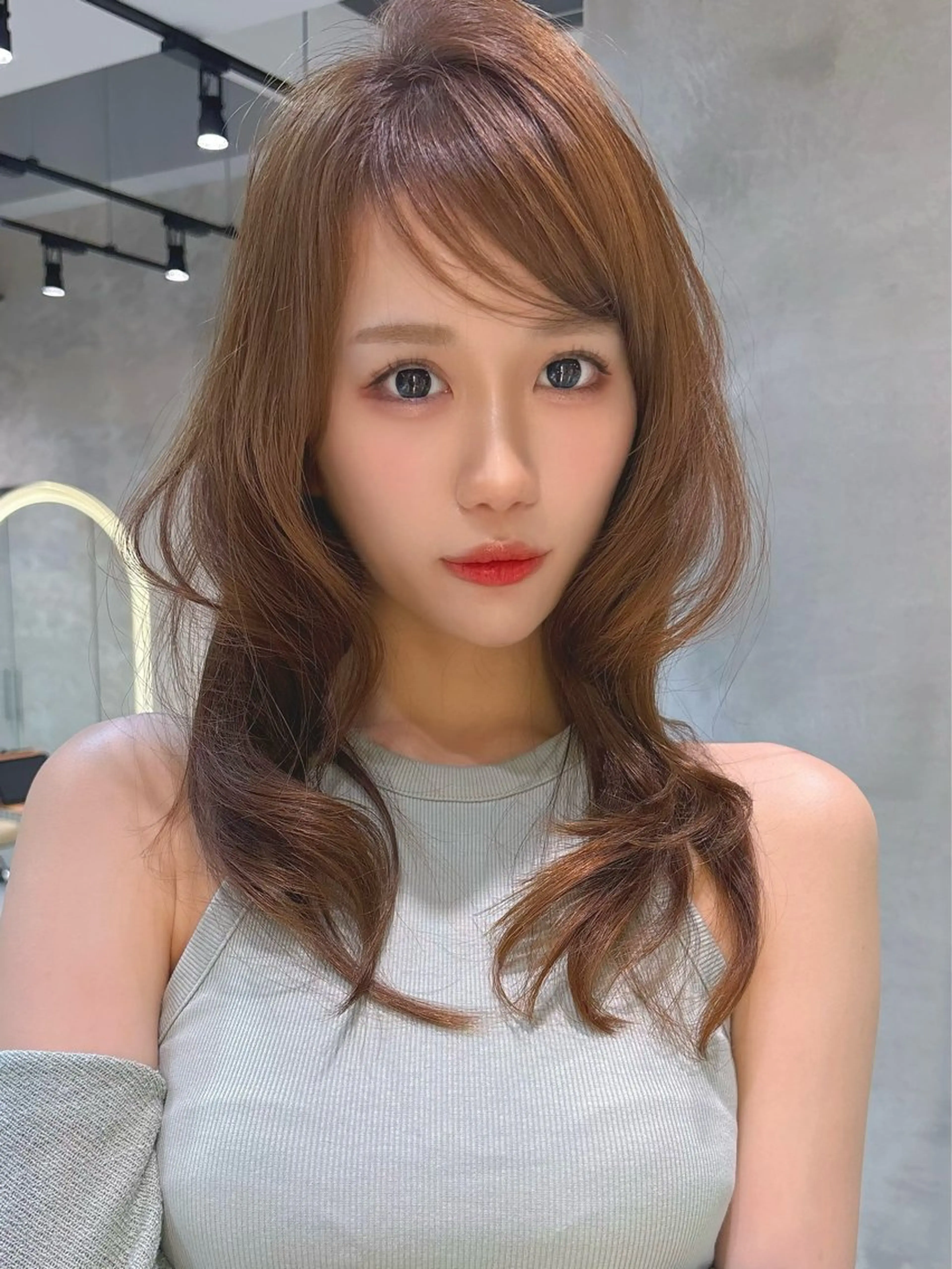 ロング カラー 仙台Ｉ韓国レイヤー Ｉ髪質改善Ｉ伊藤拓海のヘアスタイル