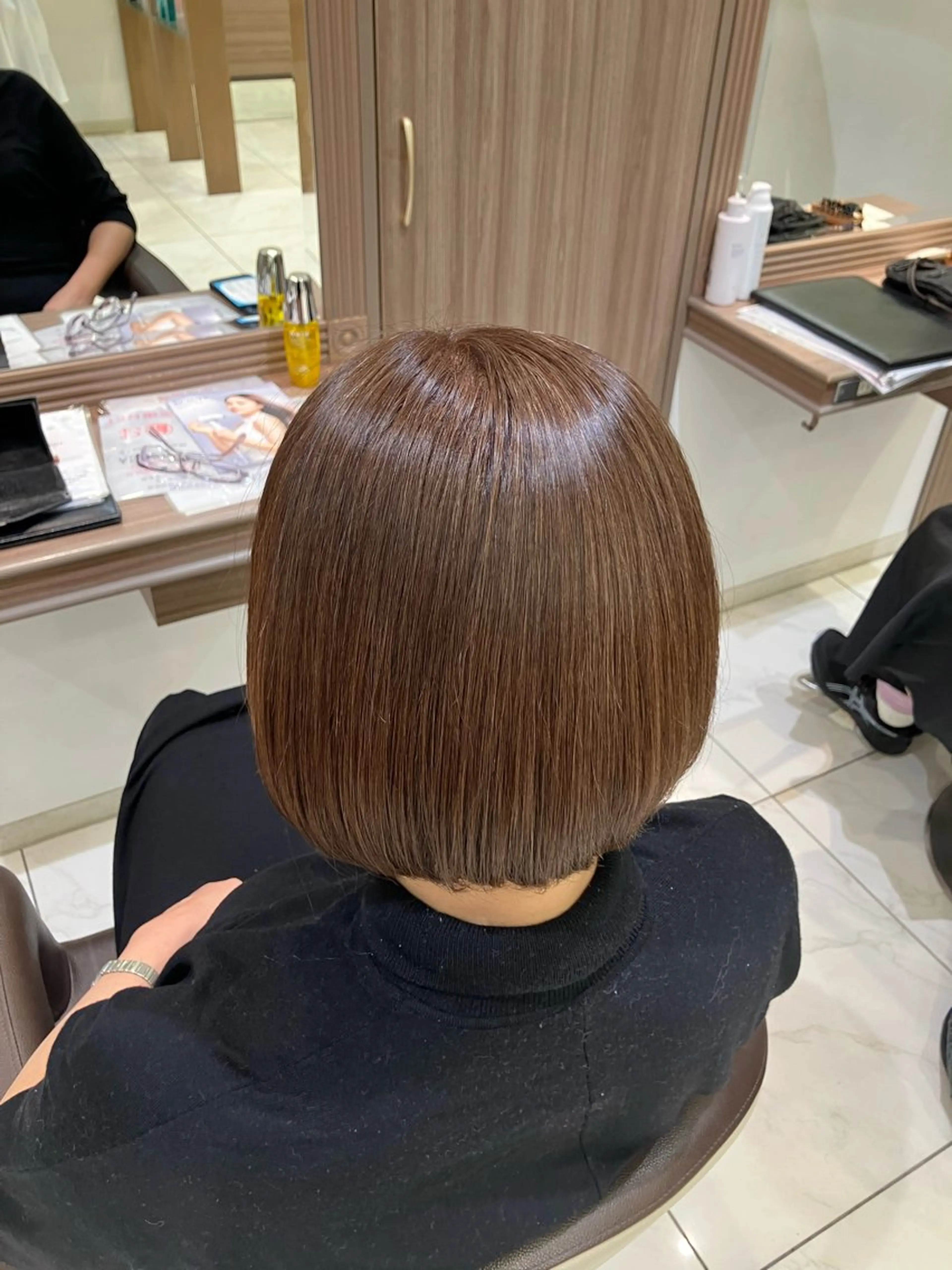 ミディアム カラー 🧡Ash 新杉田🧡山本のヘアスタイル