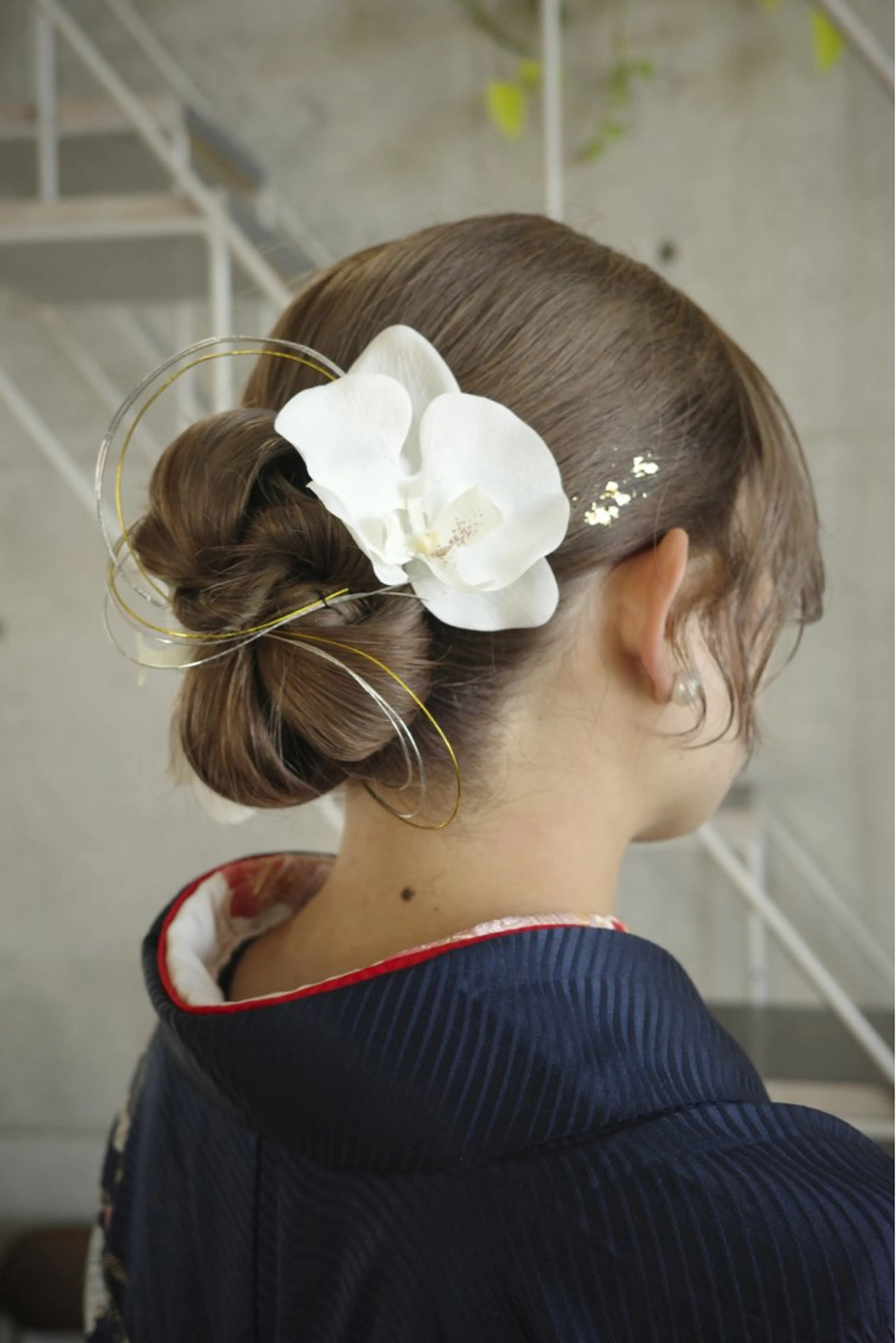 セミロング ヘアアレンジ モリモト サナのヘアスタイル