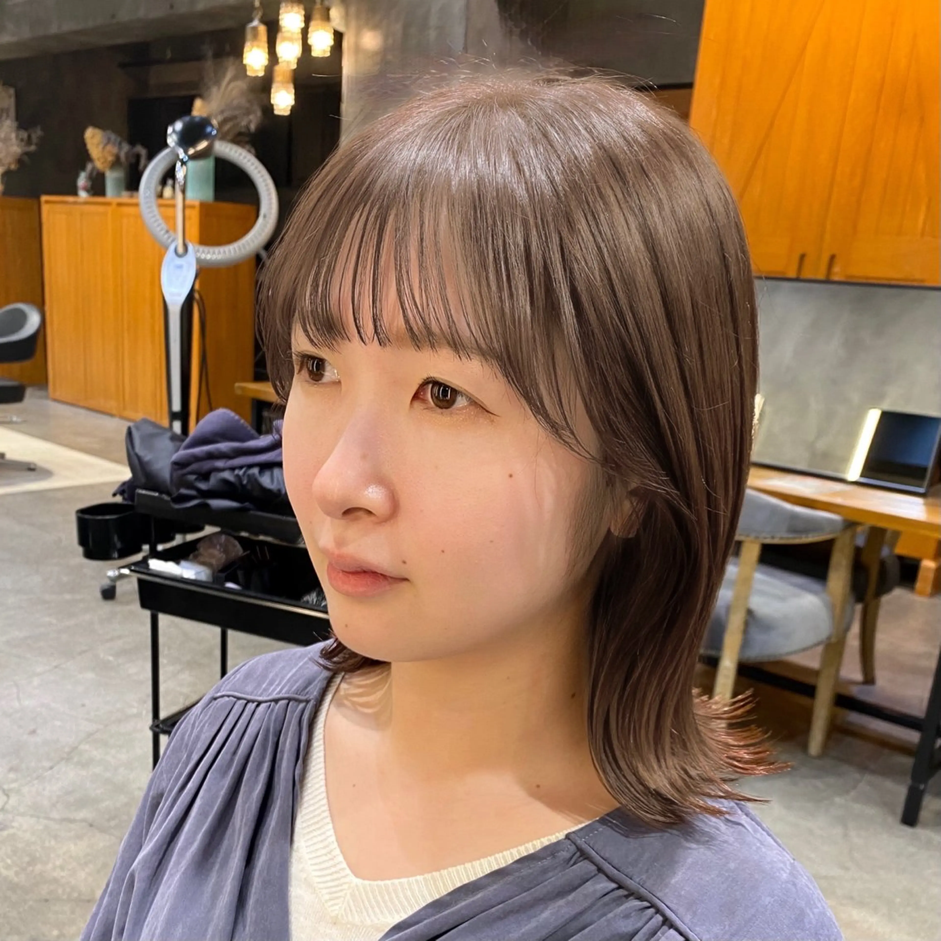 カラー ベージュカラー カット ヘアカラー 透明感カラー🌿 グレージュ🐺陽介のヘアスタイル