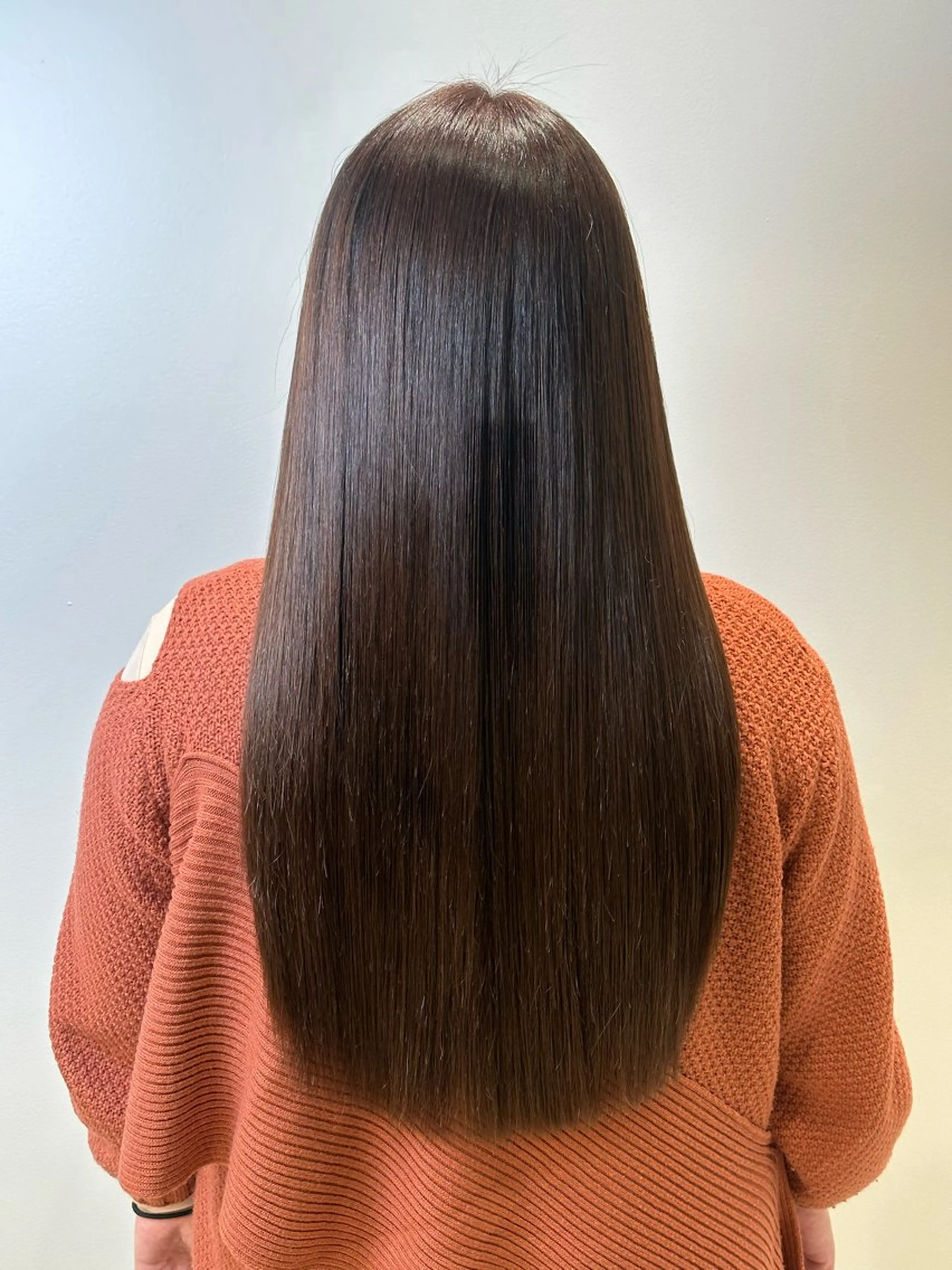 ロング パーマ カット 縮毛矯正 髪質改善/縮毛矯正 /ブリーチ矯正/岡部のヘアスタイル