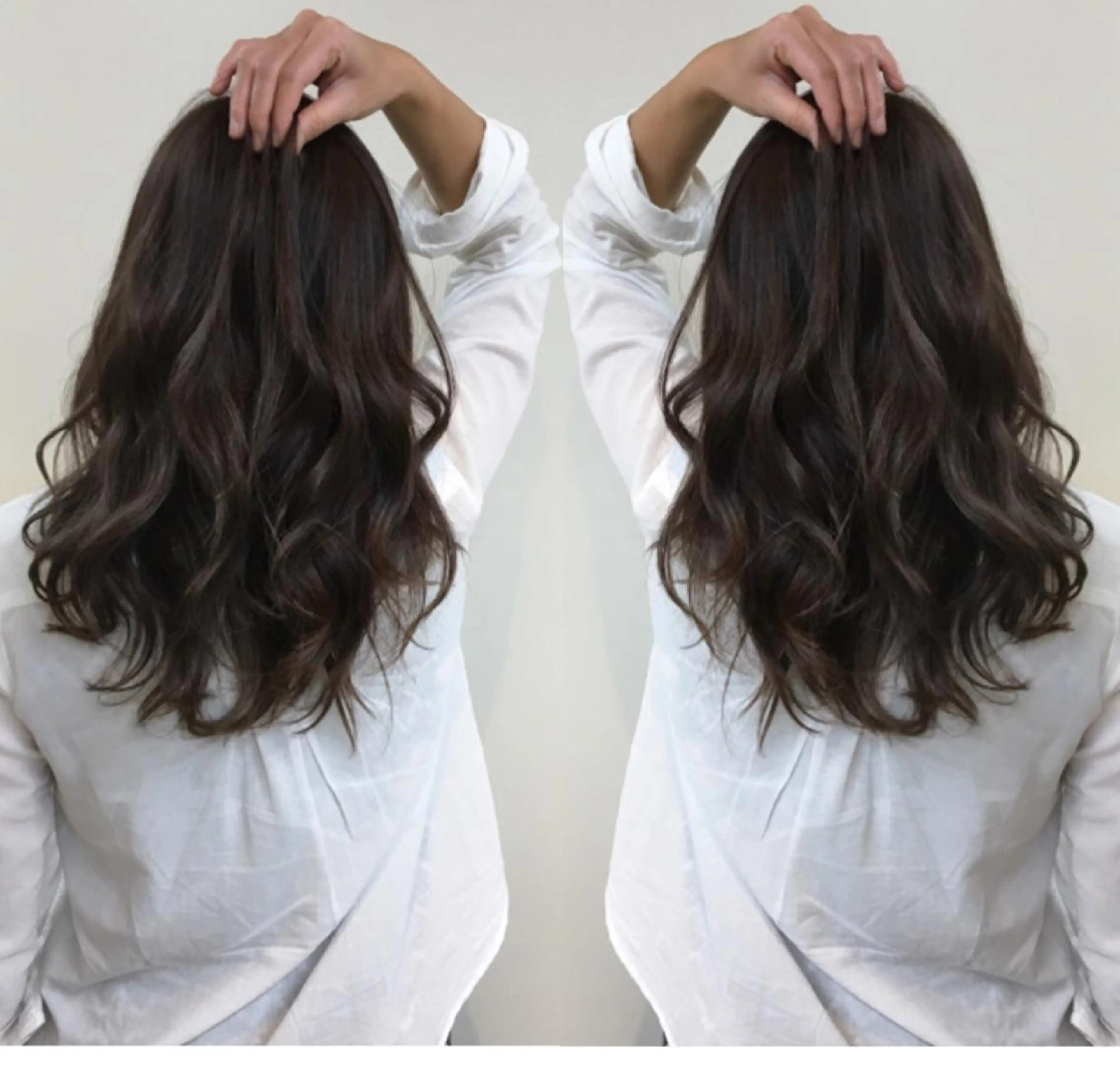 ロング タナカ タクヤのヘアスタイル