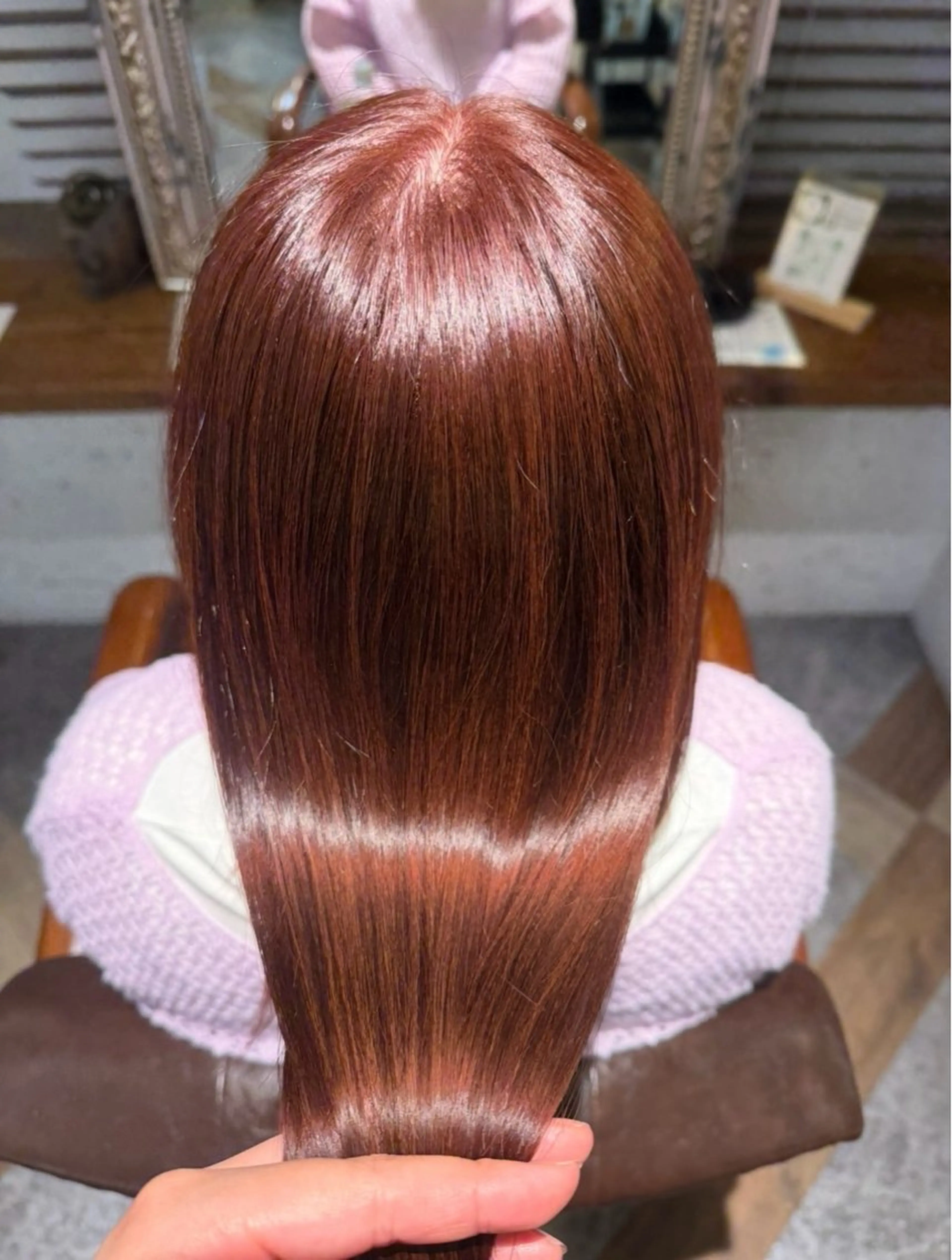 カラー 加部 采音のヘアスタイル