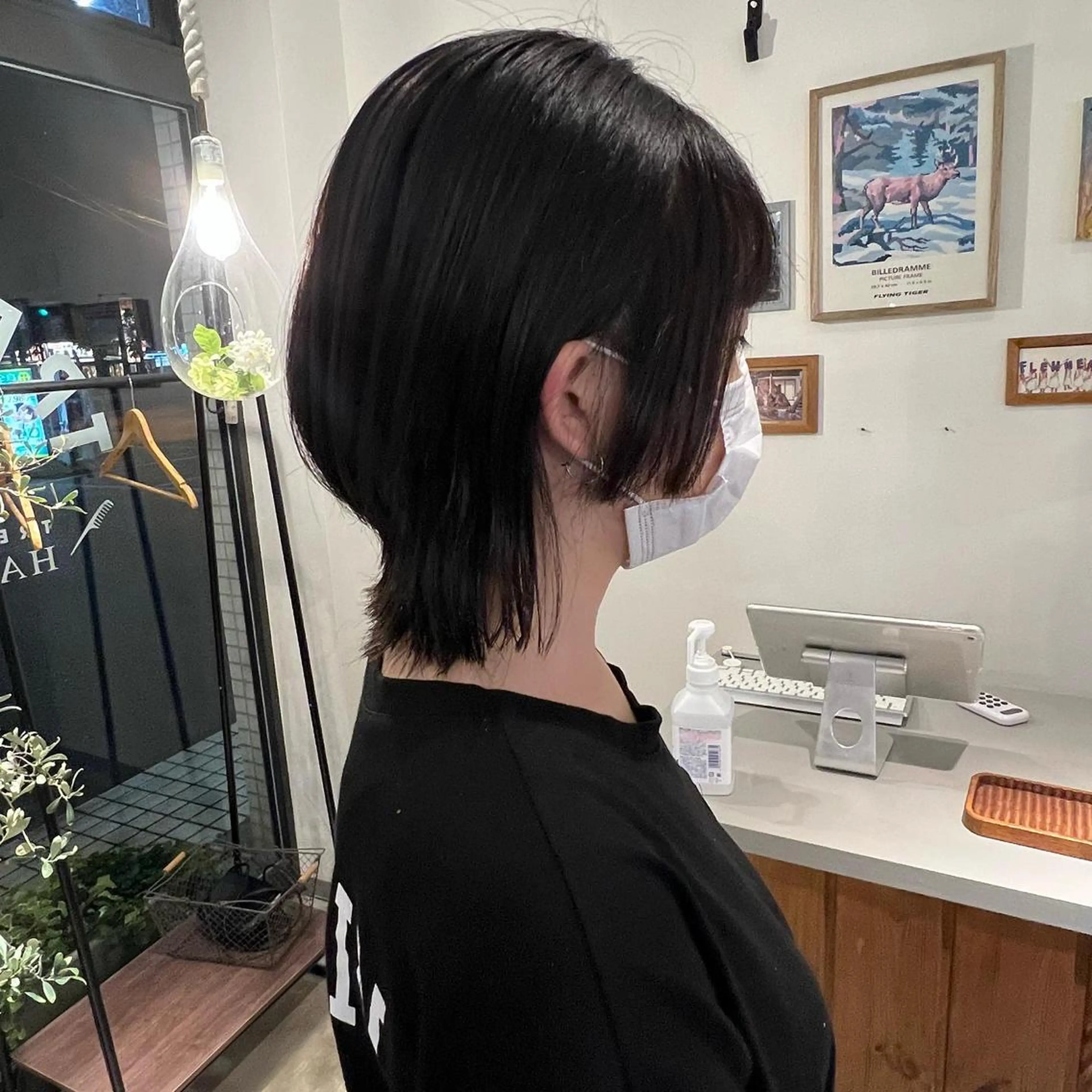 ショート 姫カット ウルフカット 松永 真弥のヘアスタイル