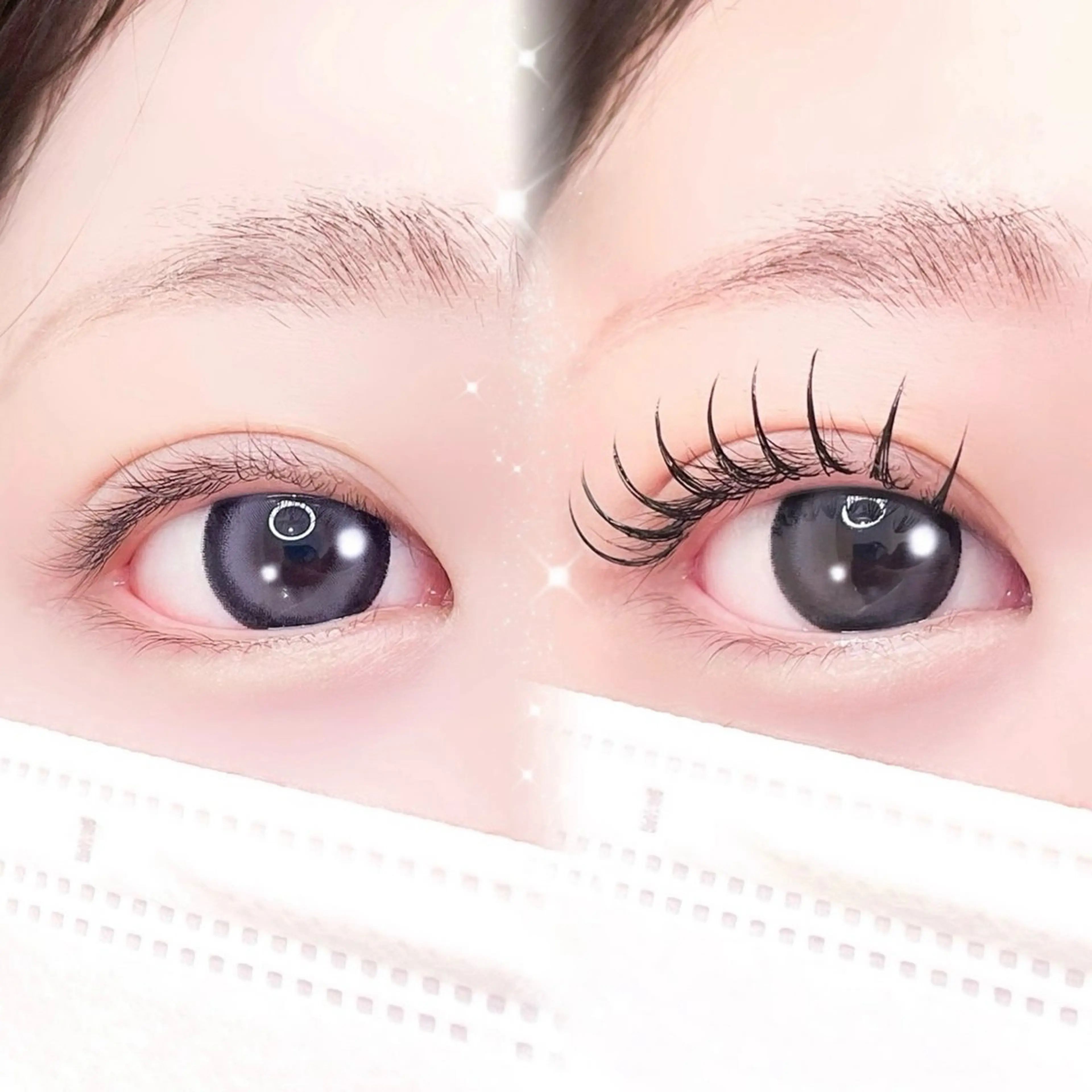 マツエク・マツパ フラットラッシュ ナチュラル マツエク 束間まつ毛　MOMO 【指名率No.1✨】のマツエク・マツパデザイン