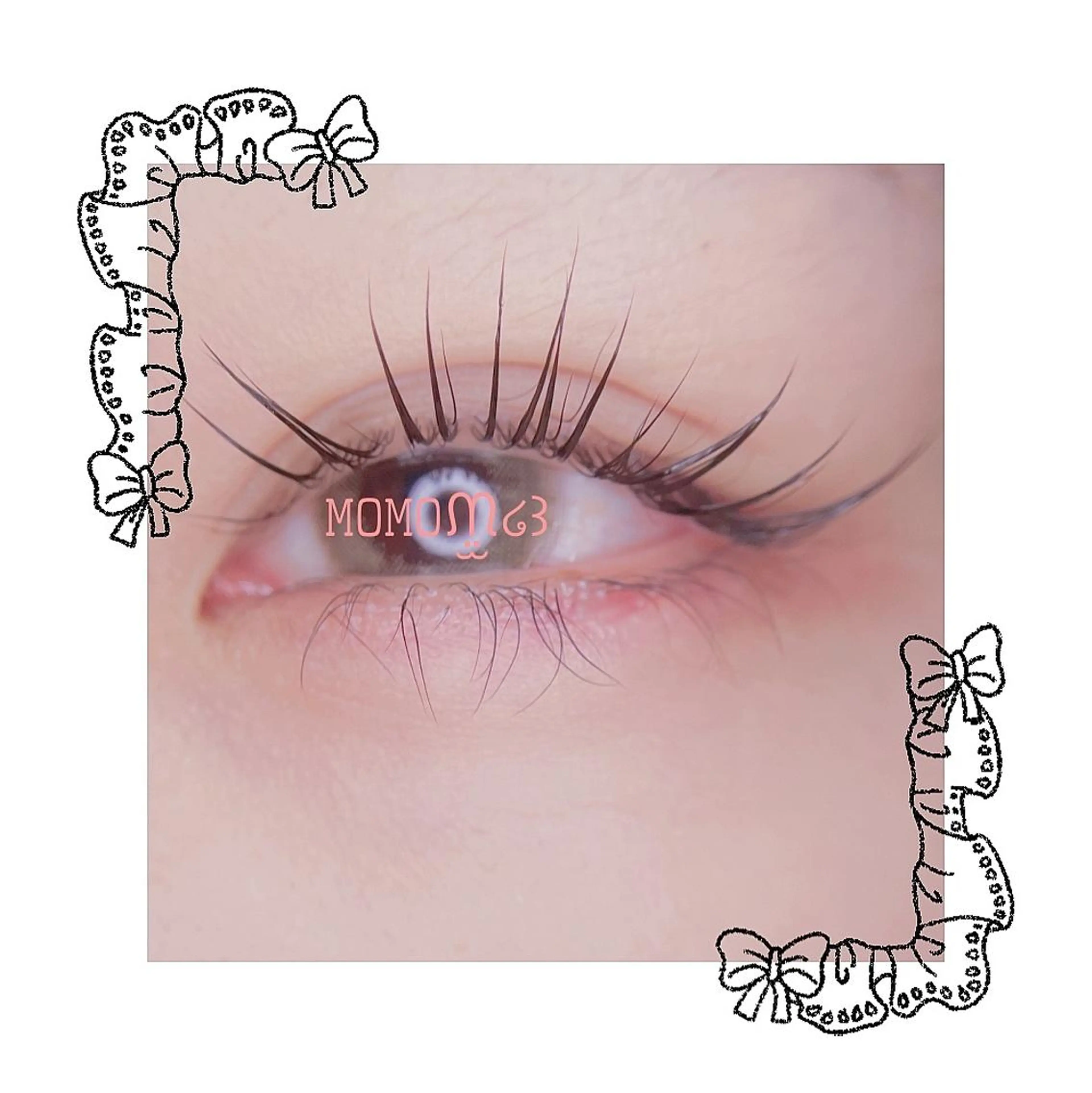 マツエク・マツパ フラットラッシュ ナチュラル パリジェンヌラッシュリフト 下まつげエクステ 一重×まつ毛パーマ モテデザインのプロ モモ🍑のマツエク・マツパデザイン