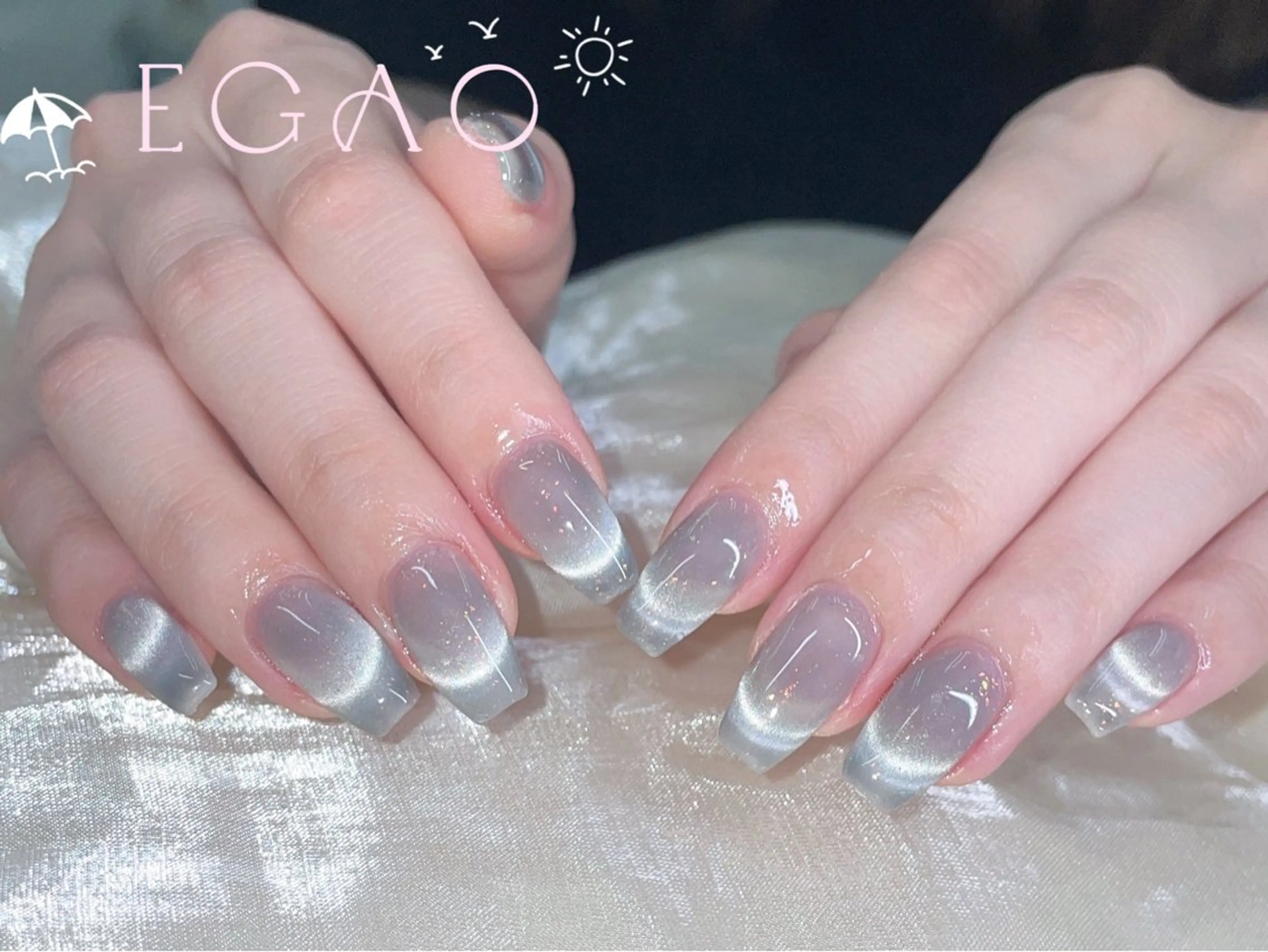 ネイル アートネイル フットネイル フレンチネイル ジェルネイル グラデーション ハンドネイル Egao Nail錦糸町店のネイルデザイン