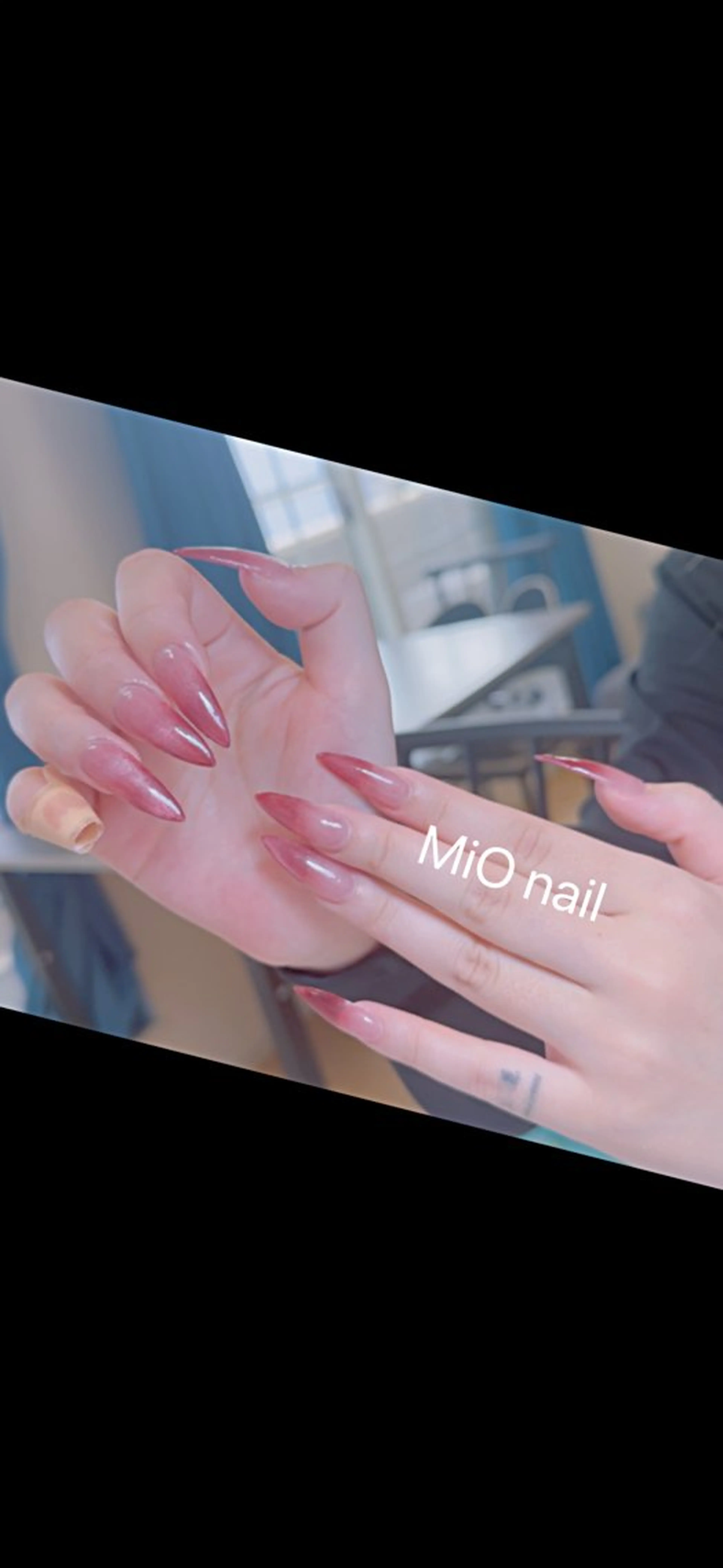 ネイル グラデーション マグネットネイル MiO Nailのネイルデザイン