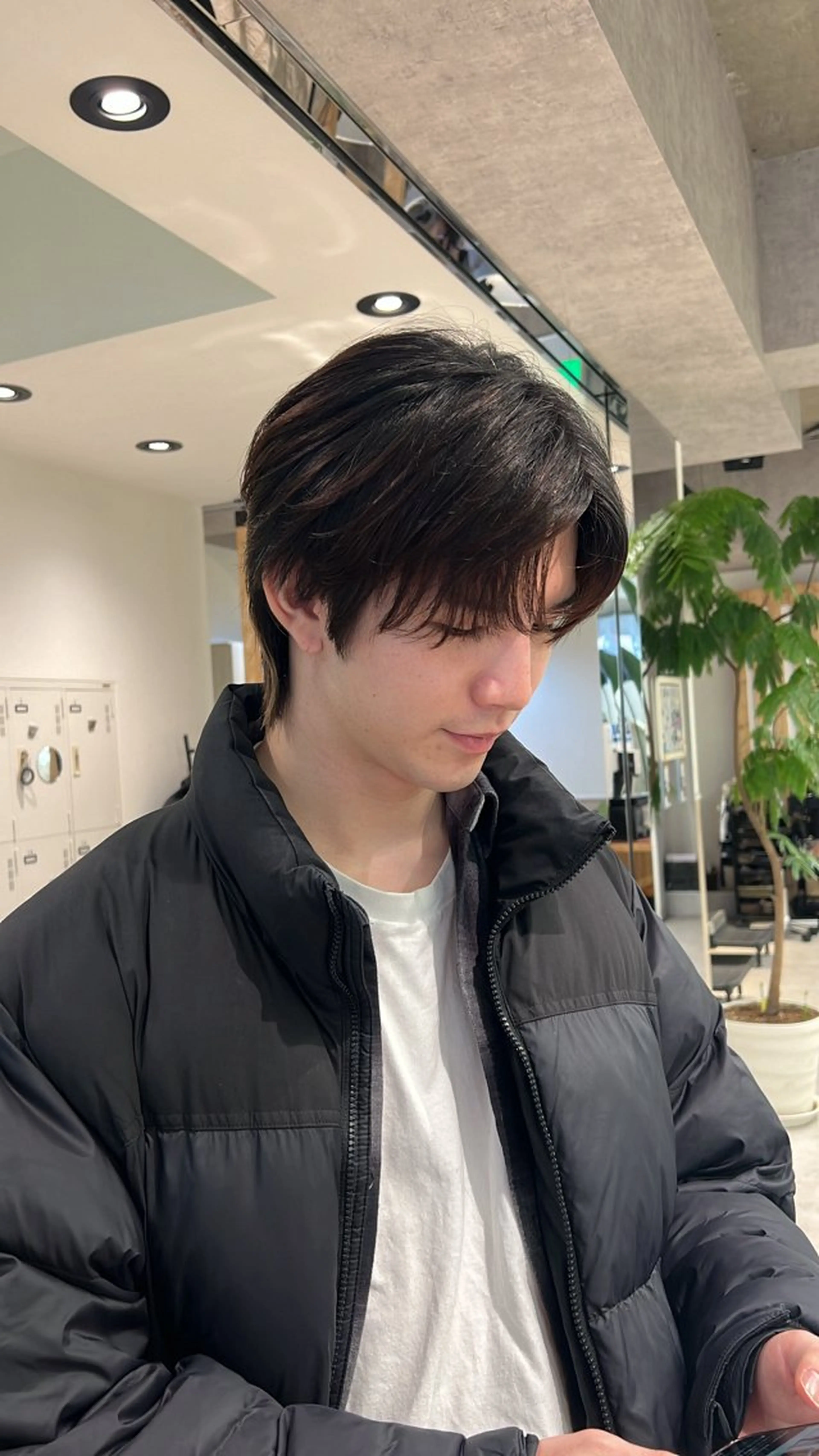 ショート メンズ メンズ韓国風 メンズウルフカット 韓国風ヘア ウルフカット カット 透明感カラー/ボブ / MARIE🍇のヘアスタイル
