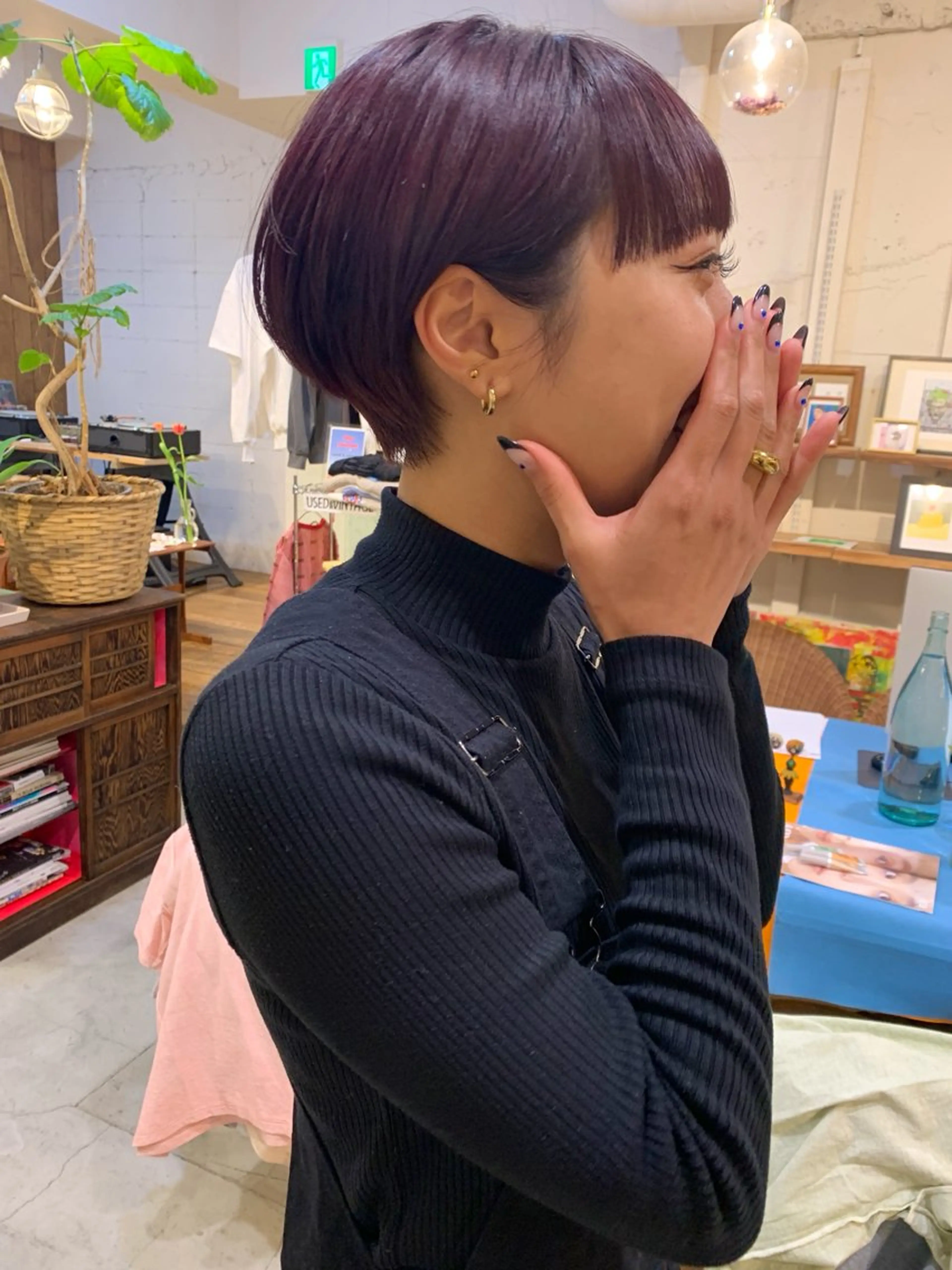 ショート カラー ワイドバング 【takk】 ナカヤママサヨシのヘアスタイル