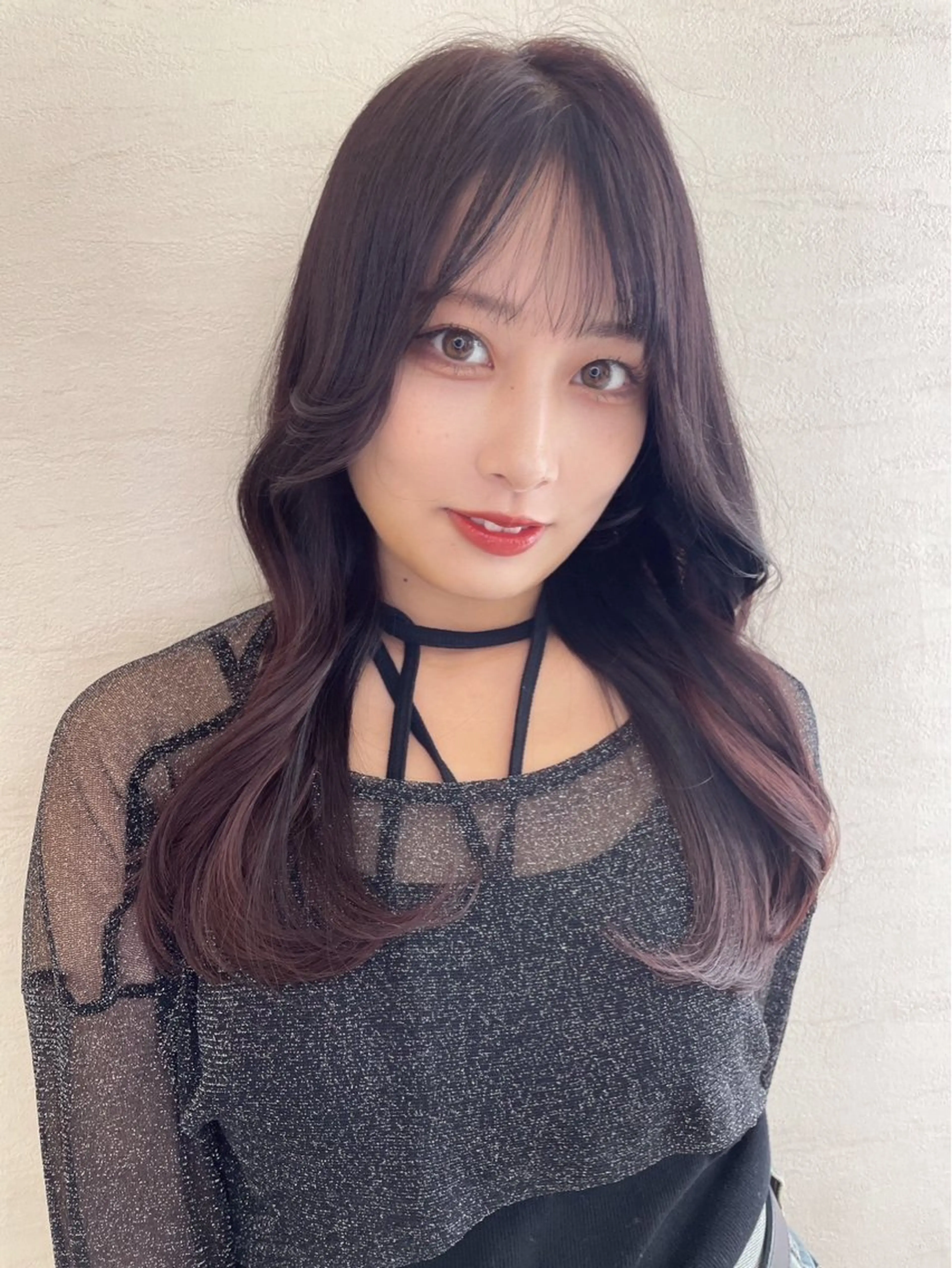 セミロング カラー 透明感カラー グレージュ カット ヘアカラー トリートメント ベイリコルド　アトリ 店長　宮城一真のヘアスタイル