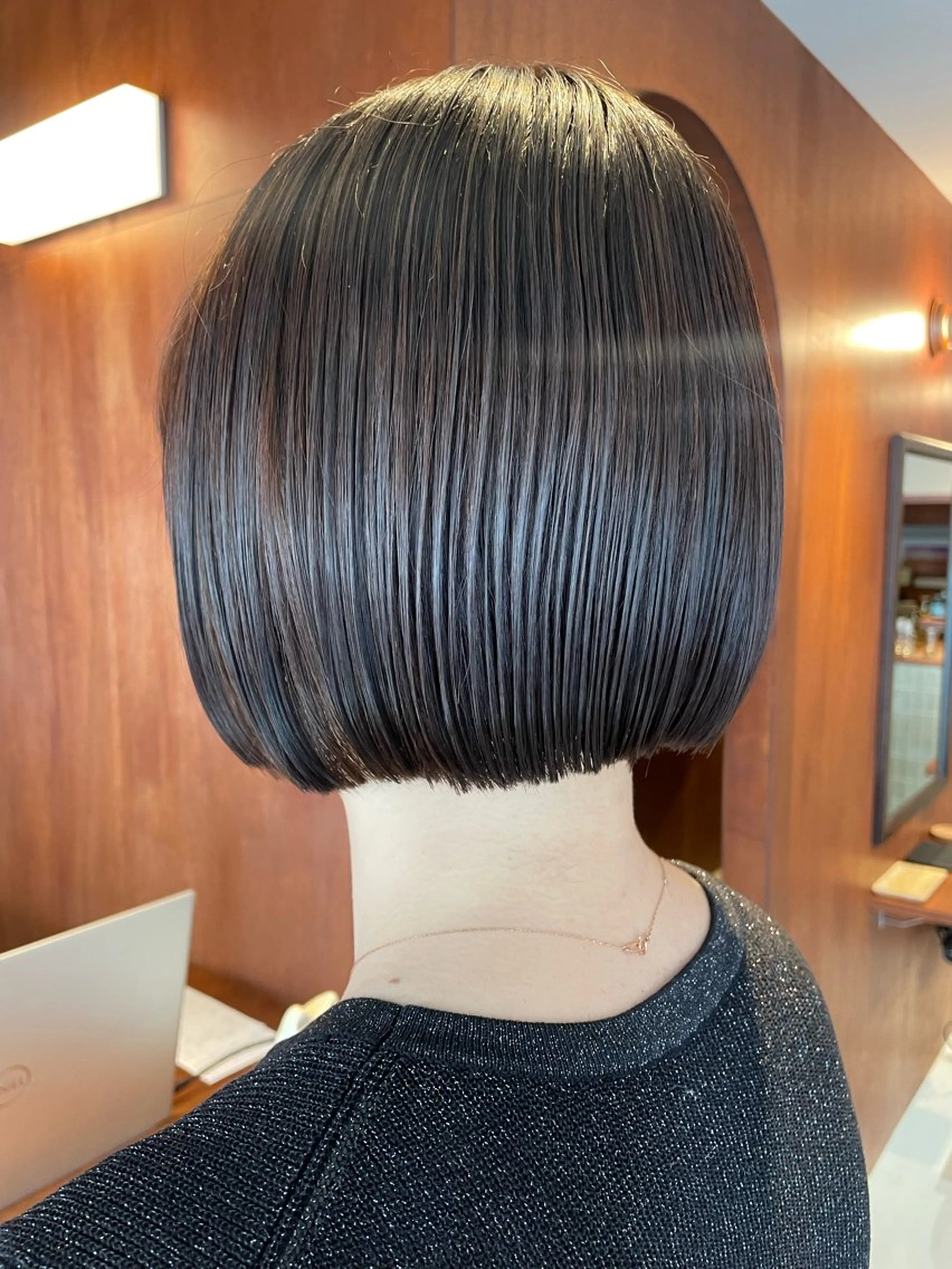 ショート 艶カラー🌙縮毛矯正 /ボブ【Reina】のヘアスタイル