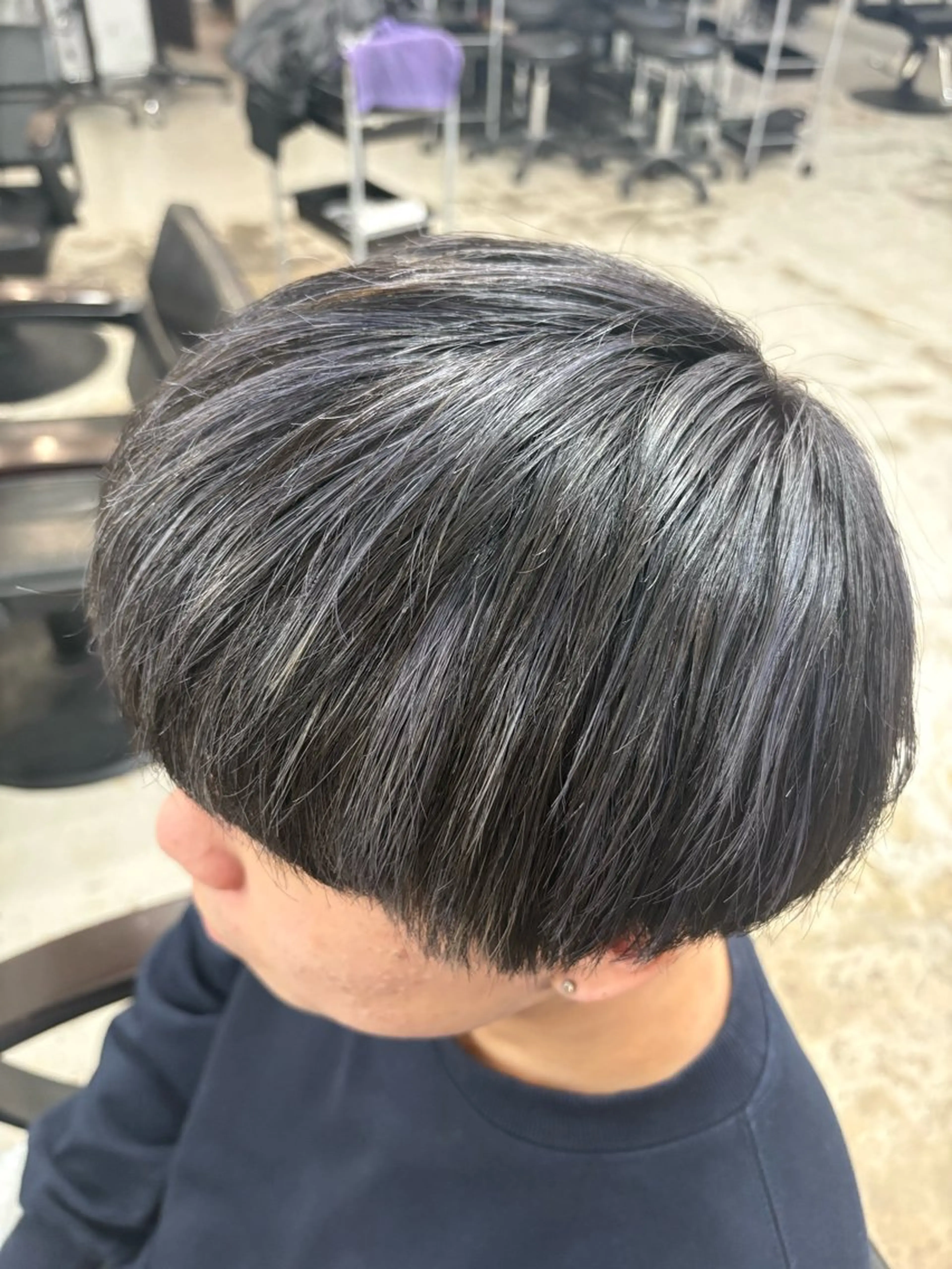 メンズ ヘアカラー 徳 拓身のヘアスタイル