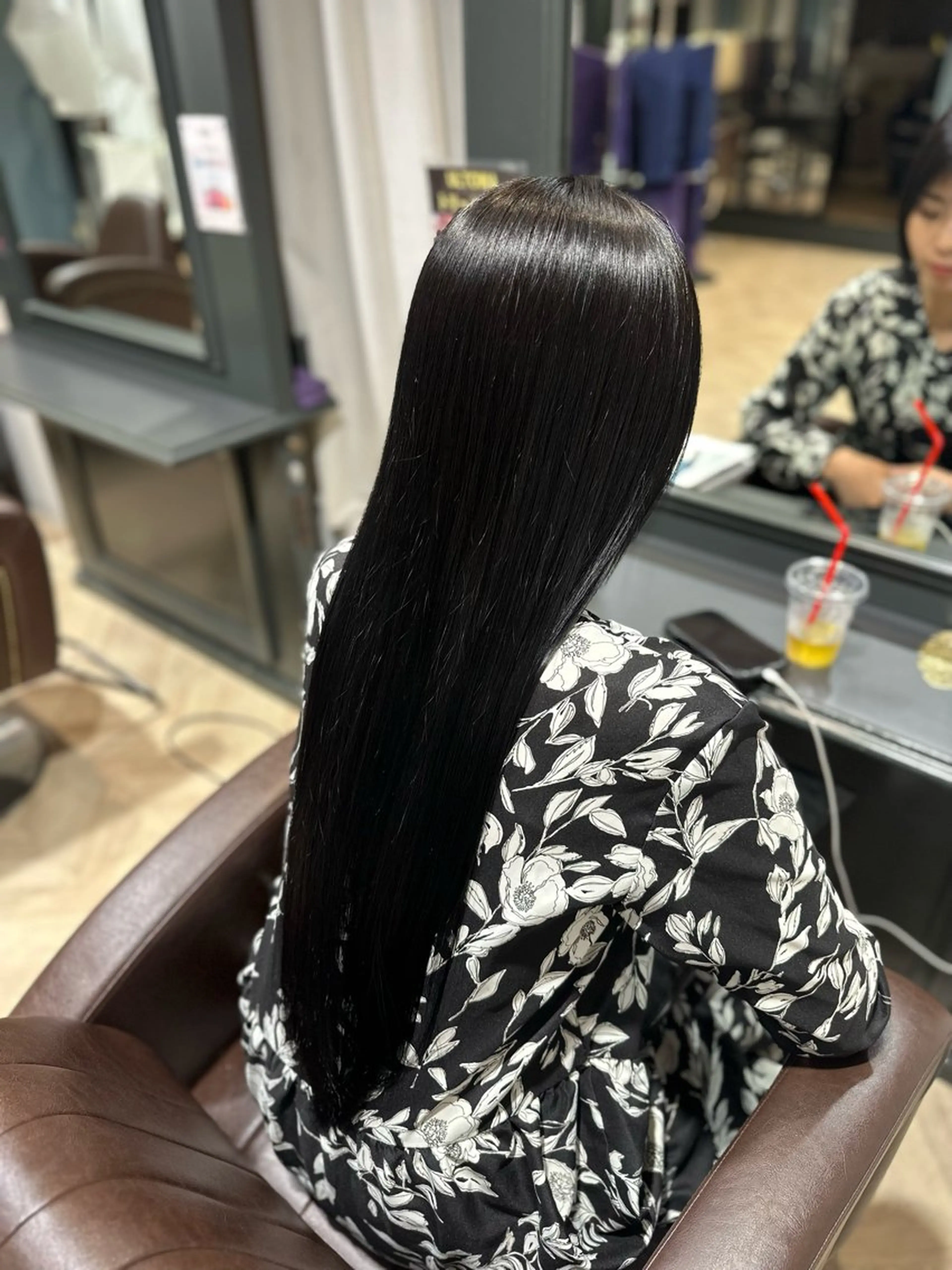 ロング カラー トリートメント レイヤー×顔周り/ 髪質改善/川上京香のヘアスタイル