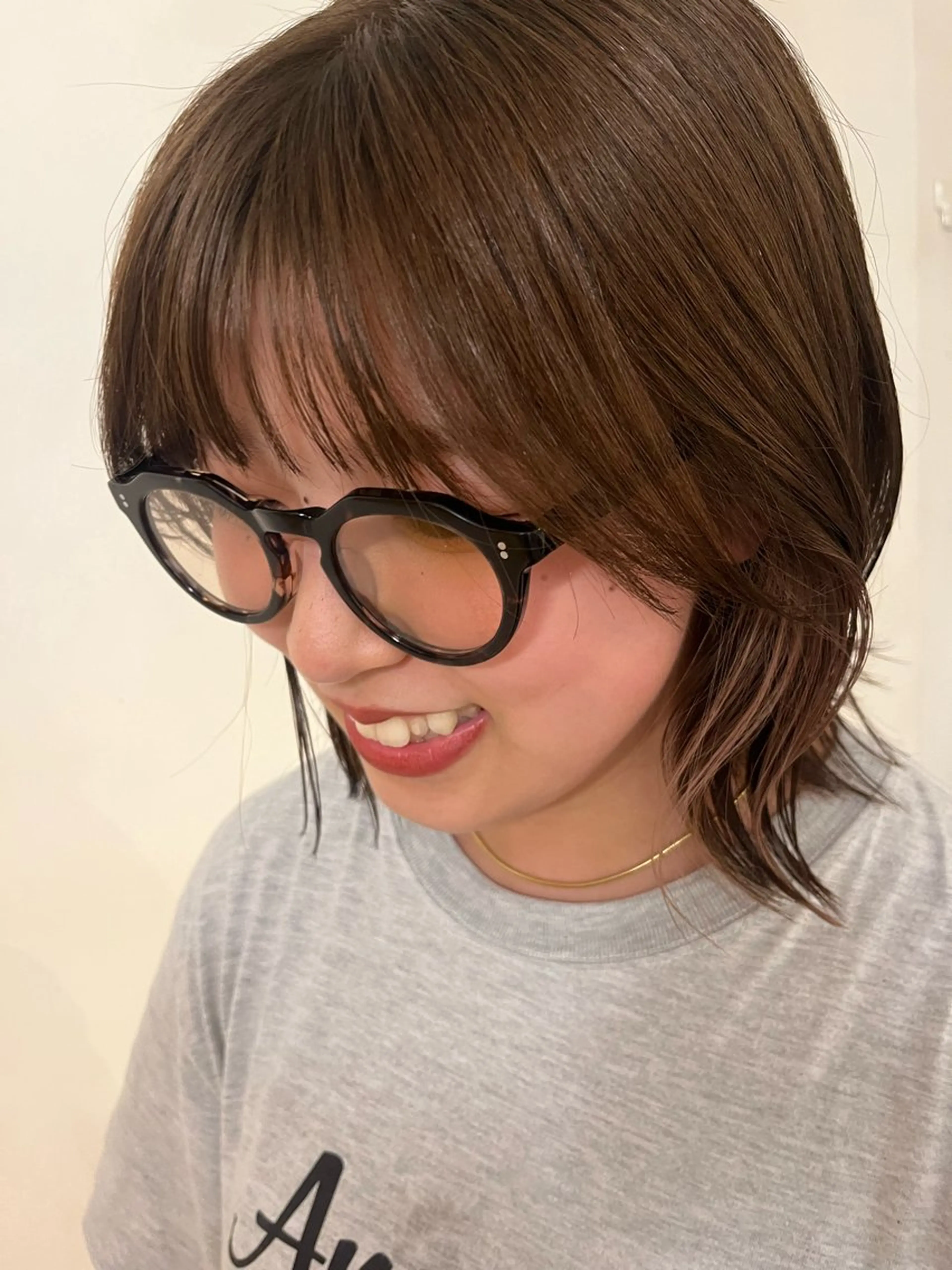 ショート カラー イヤリングカラー ピンクカラー MINT Natsumiのヘアスタイル