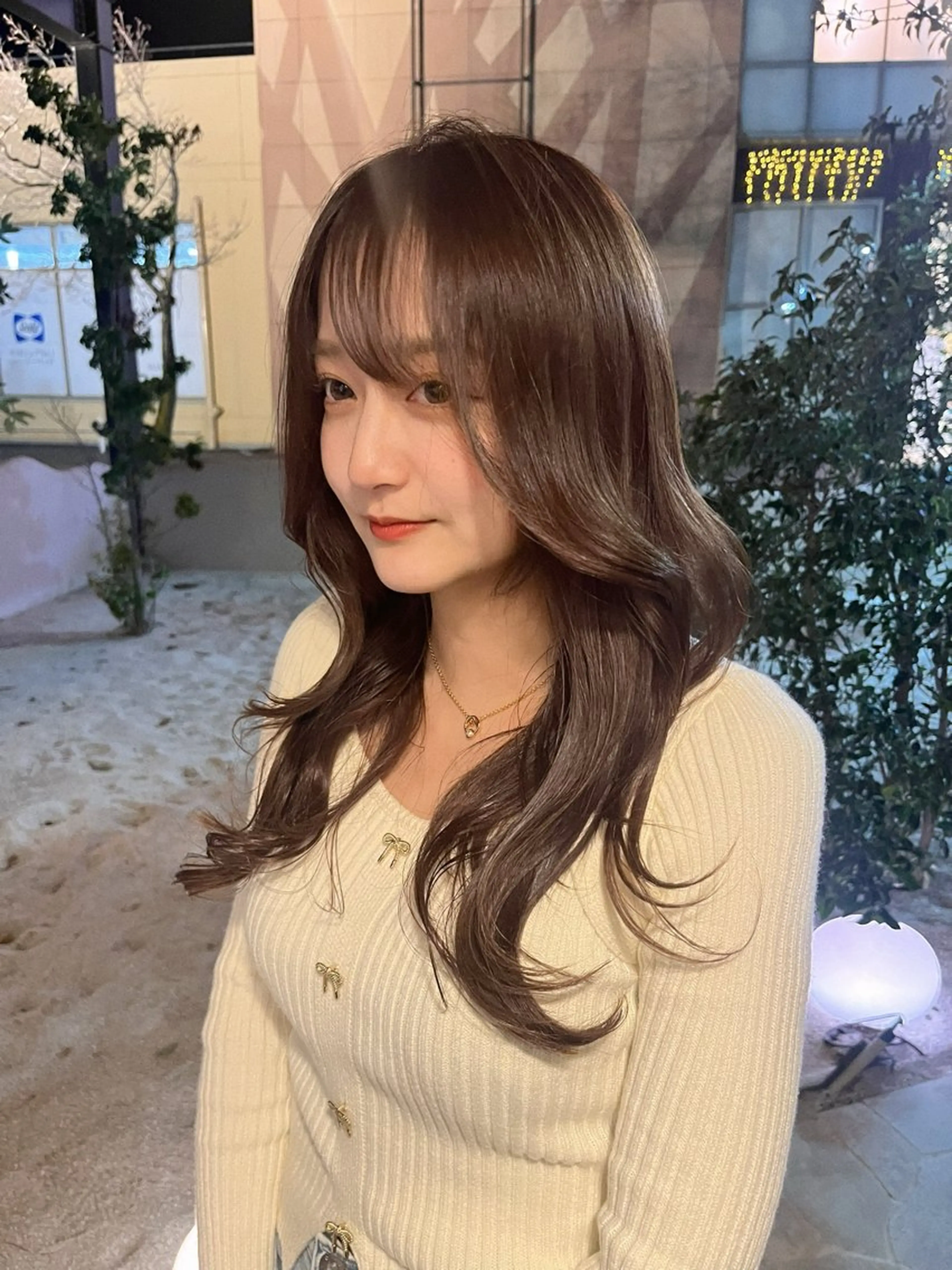 ロング カラー ベージュカラー ヘアカラー 透明カラー/レイヤー misaki °＊のヘアスタイル