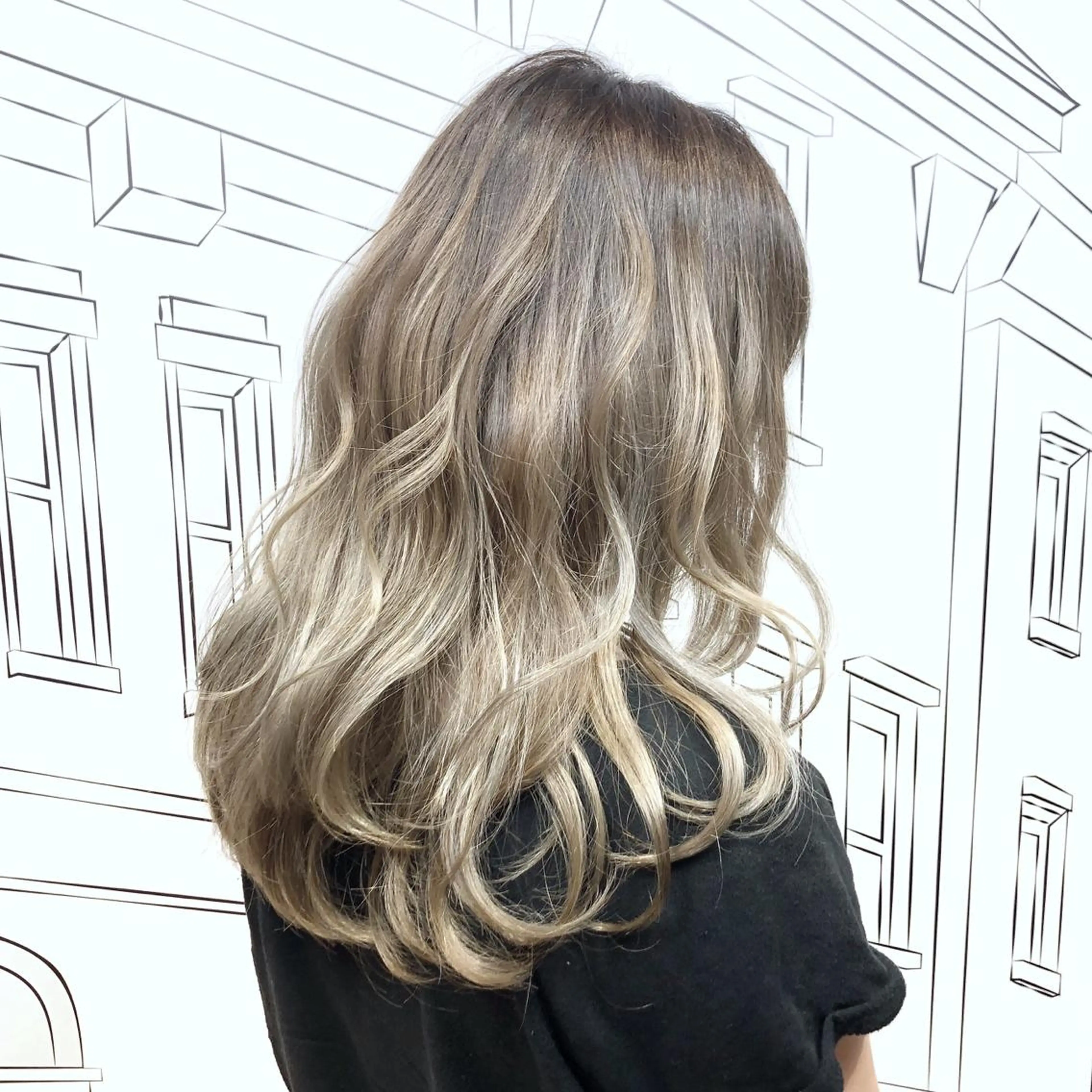 セミロング カラー TOMOKA 艶髪/透明感カラーのヘアスタイル