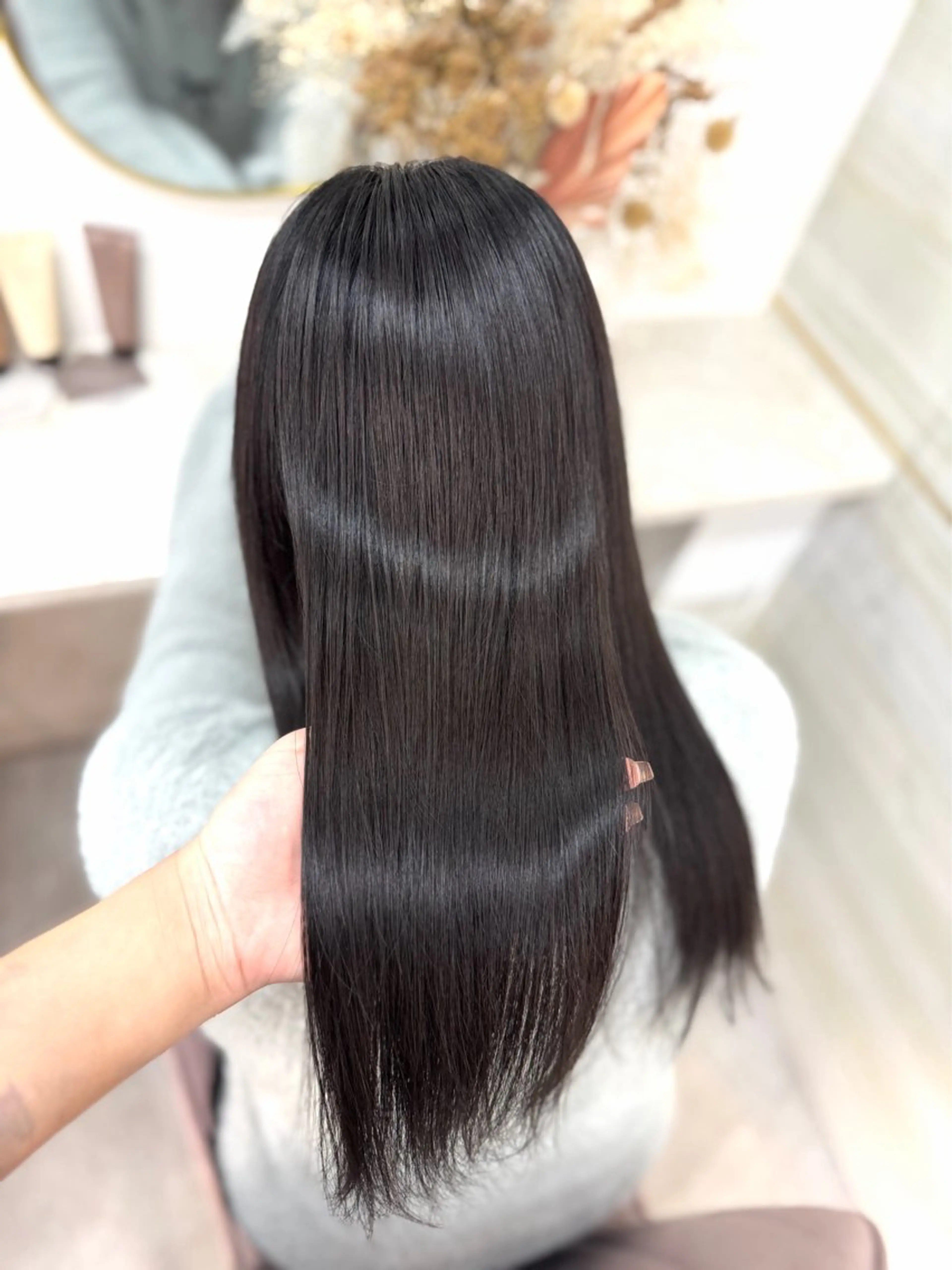 ロング カラー ヘアカラー トリートメント 🩶鈴木茉奈🩶艶髪 /透明感/暖色カラーのヘアスタイル