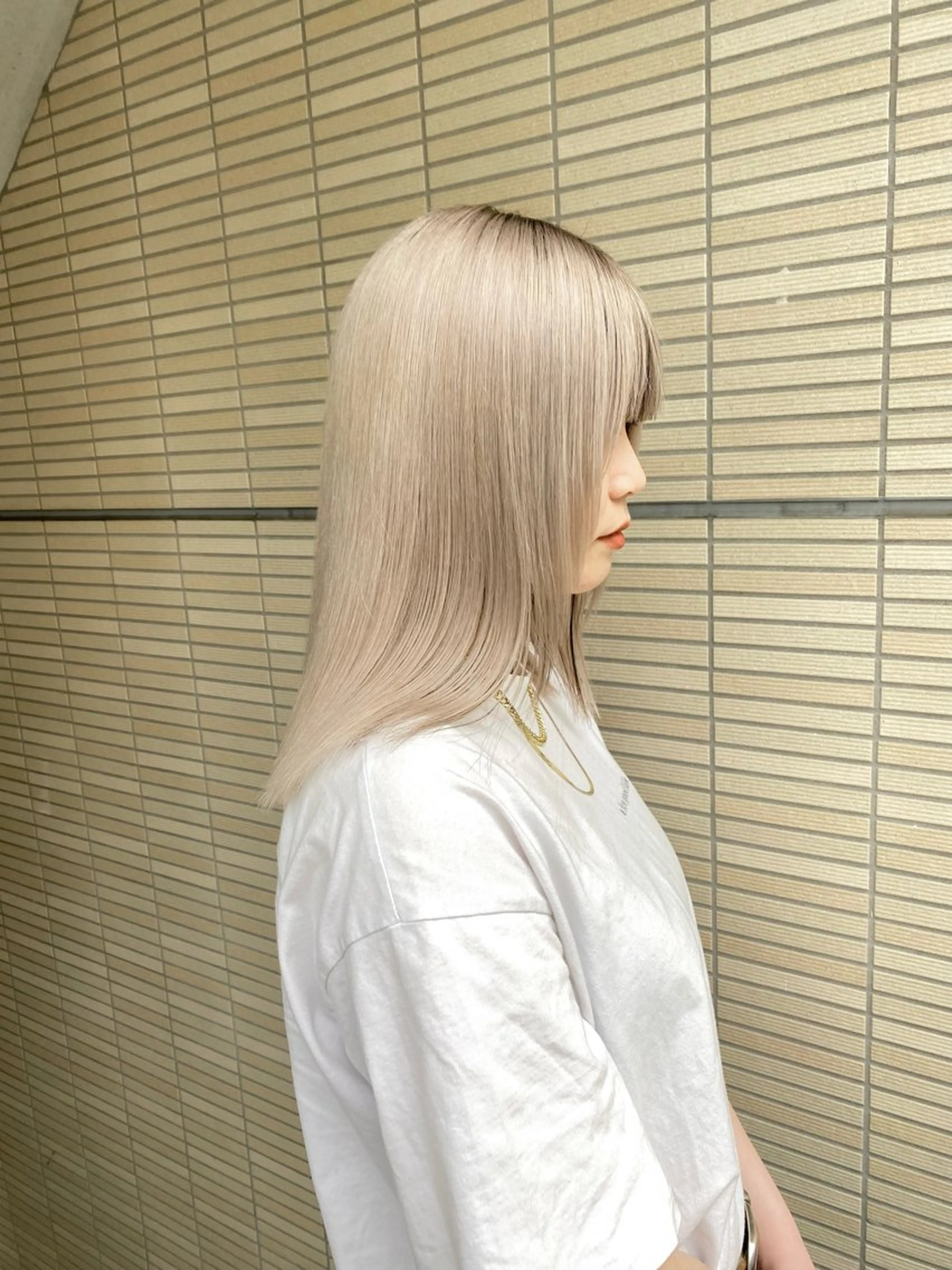 ミディアム カラー ヘアカラー ダブルカラー ブリーチ/kaitoのヘアスタイル