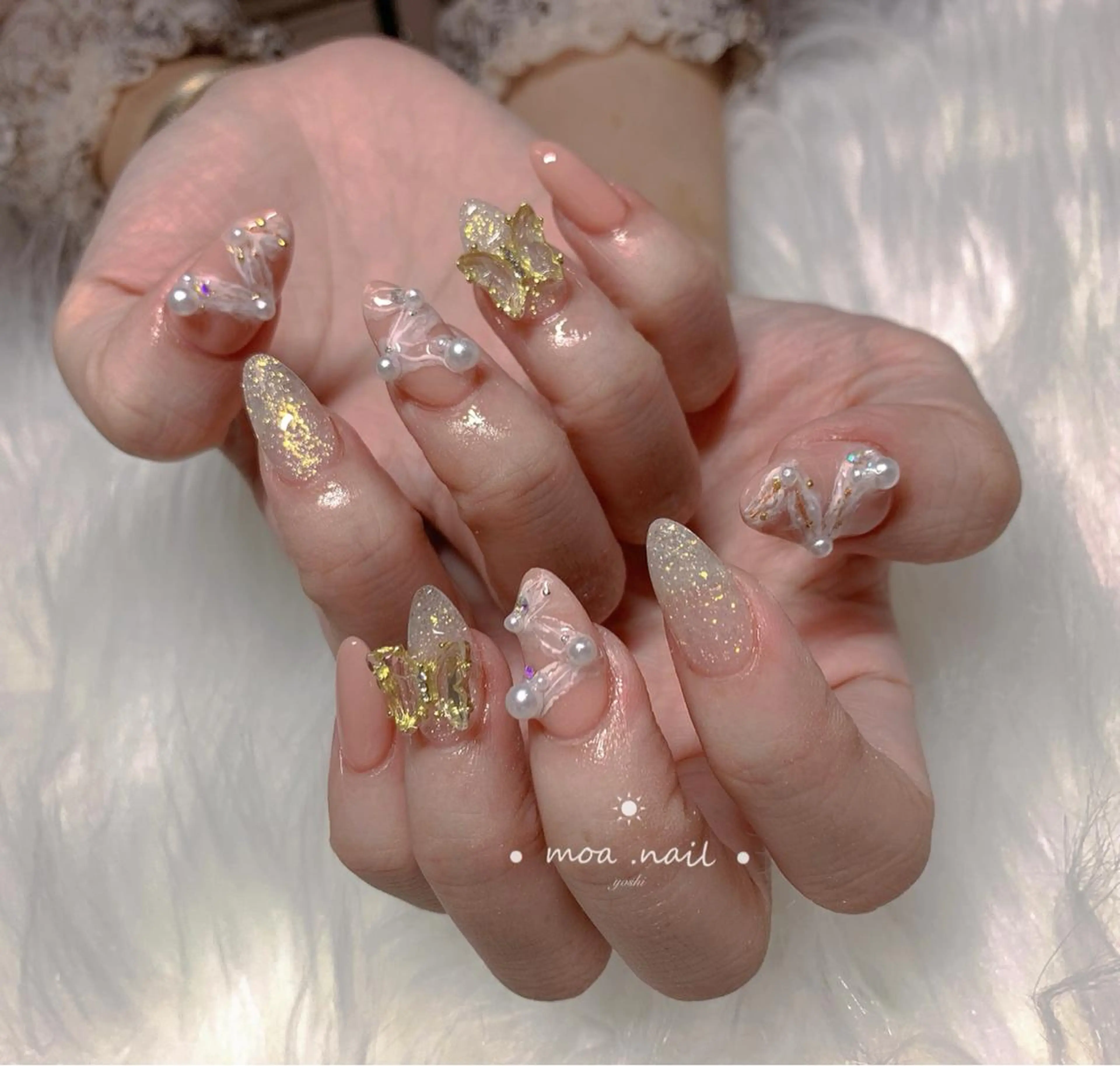 ネイル スカルプネイル MoaNail🫶 Yoshiのネイルデザイン