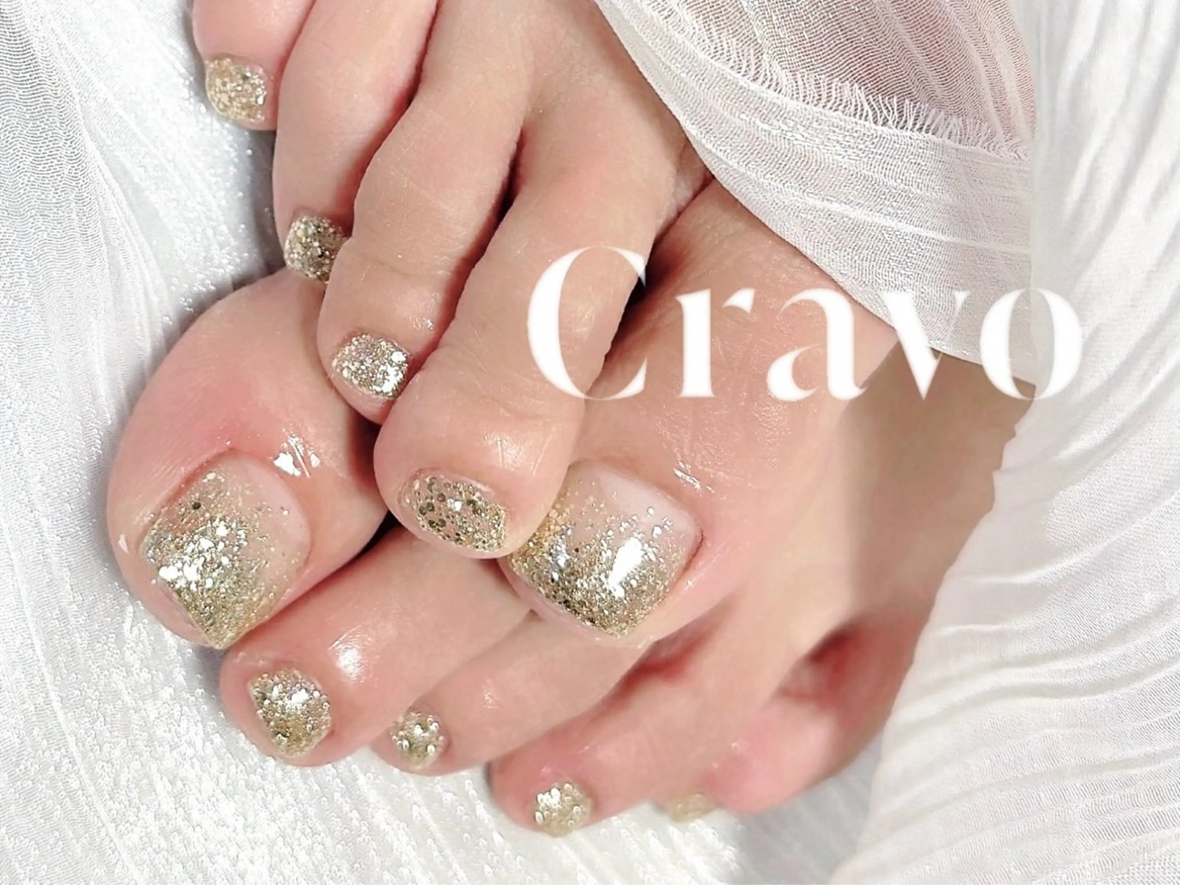 ネイル グラデーション ラメ(グリッター) ラメグラデーション YOKOYAMA MAI(cravo)のネイルデザイン