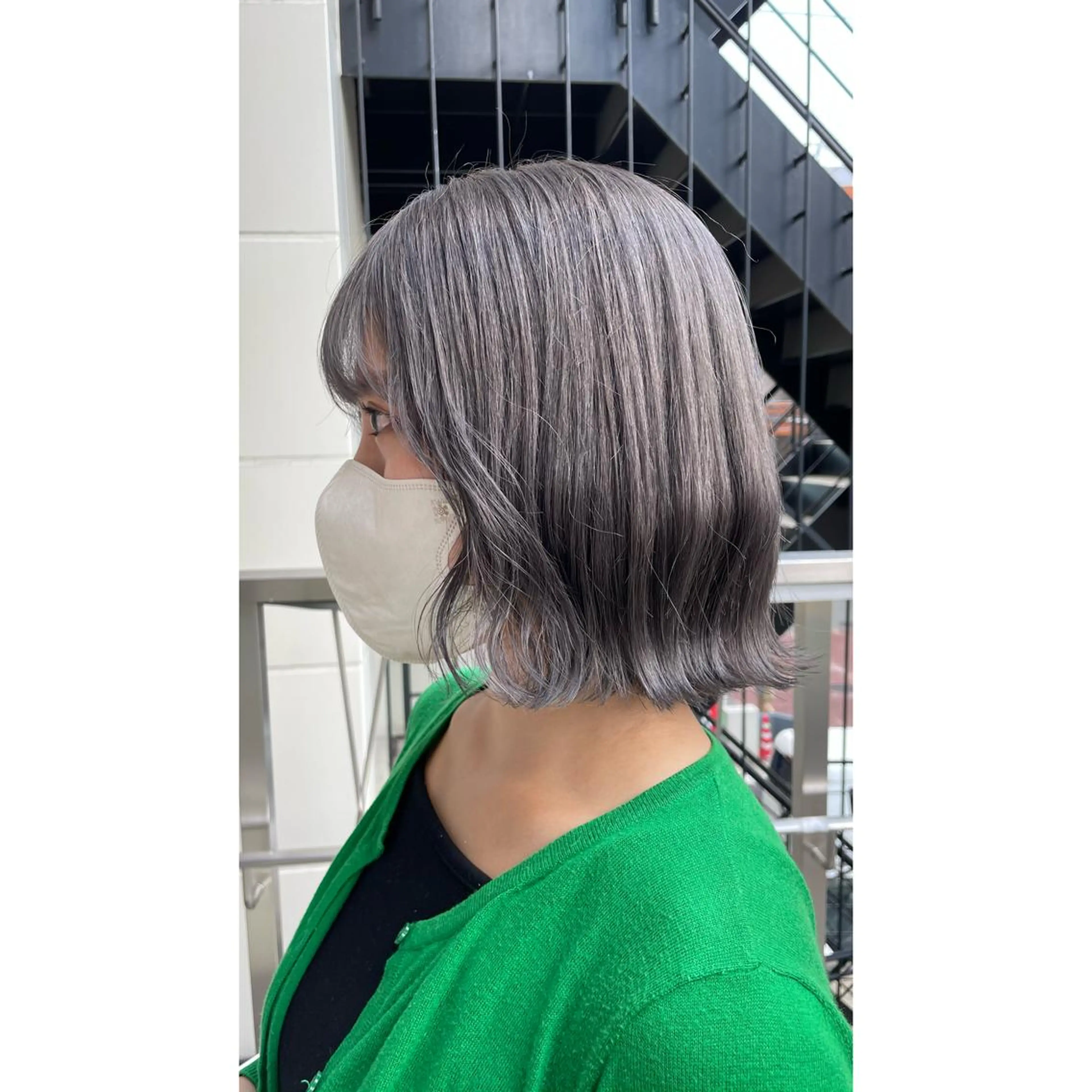 ミディアム カラー ヘアカラー トリートメント 梅田/髪質改善カラー ❄︎ mikiのヘアスタイル
