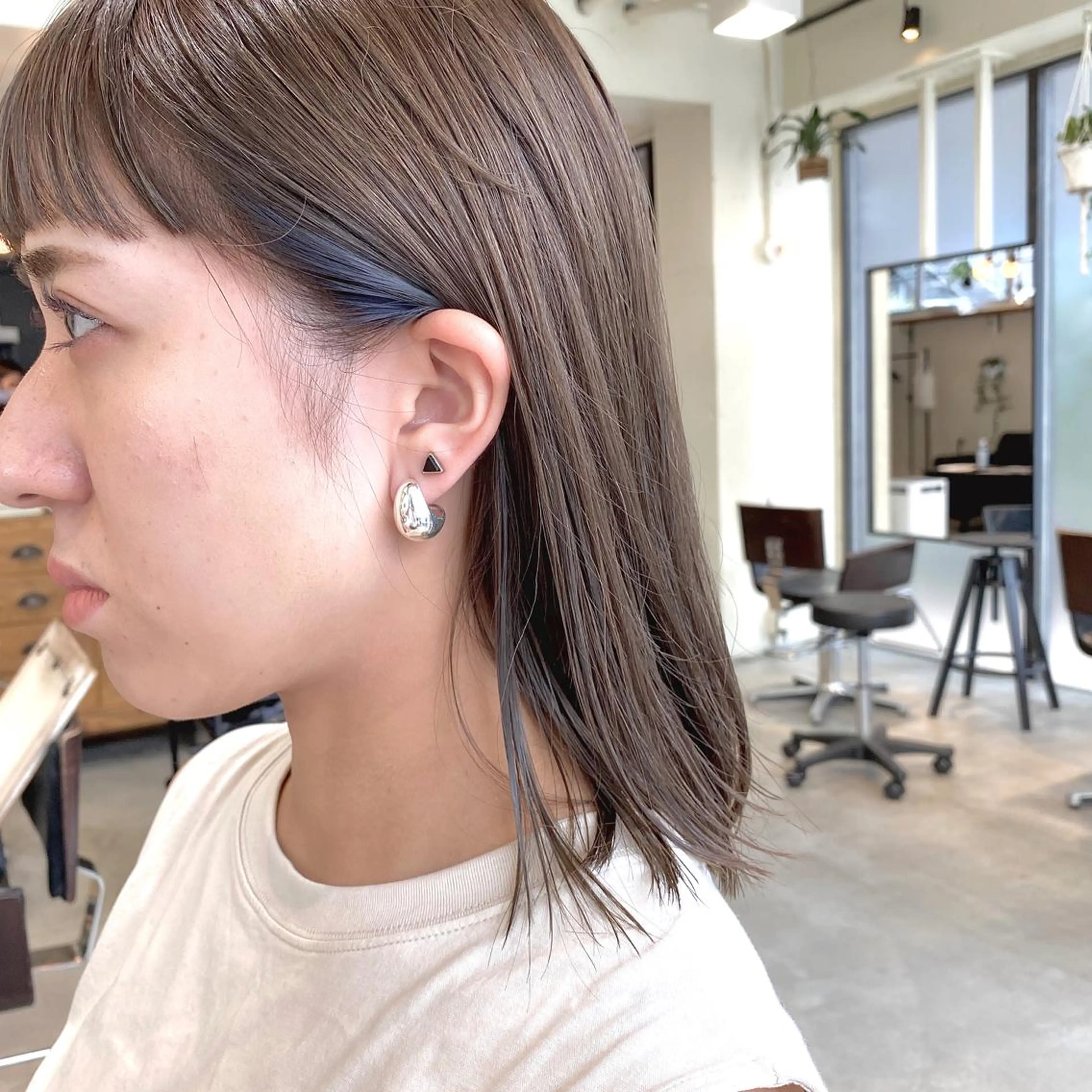 ミディアム カラー ヘアアレンジ 【ダメージレス施術】 【透明感】北村 拓也のヘアスタイル