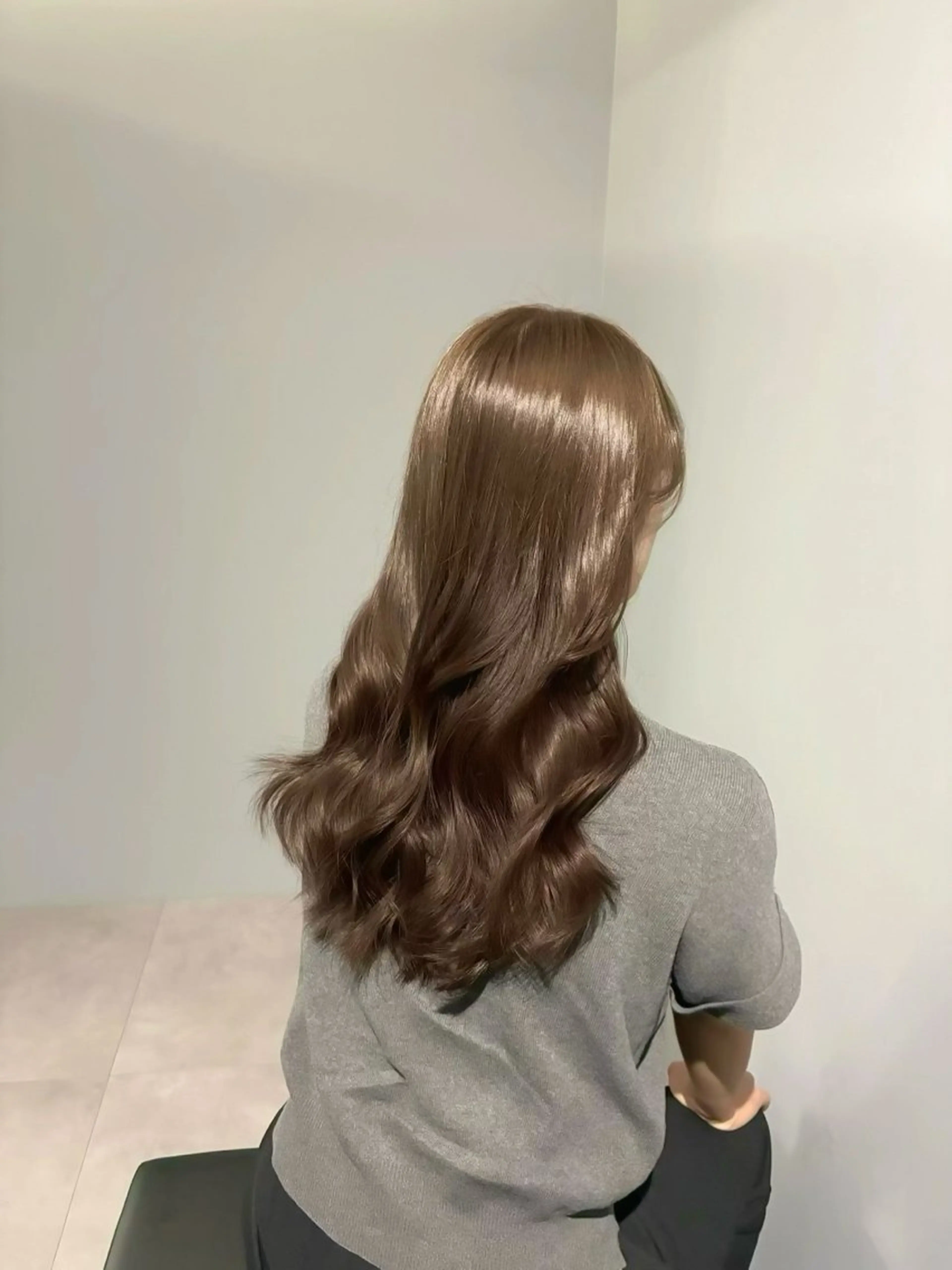 ロング カラー ヘアカラー トリートメント 透明感カラー特化/ ベージュ/梅田/英輝のヘアスタイル