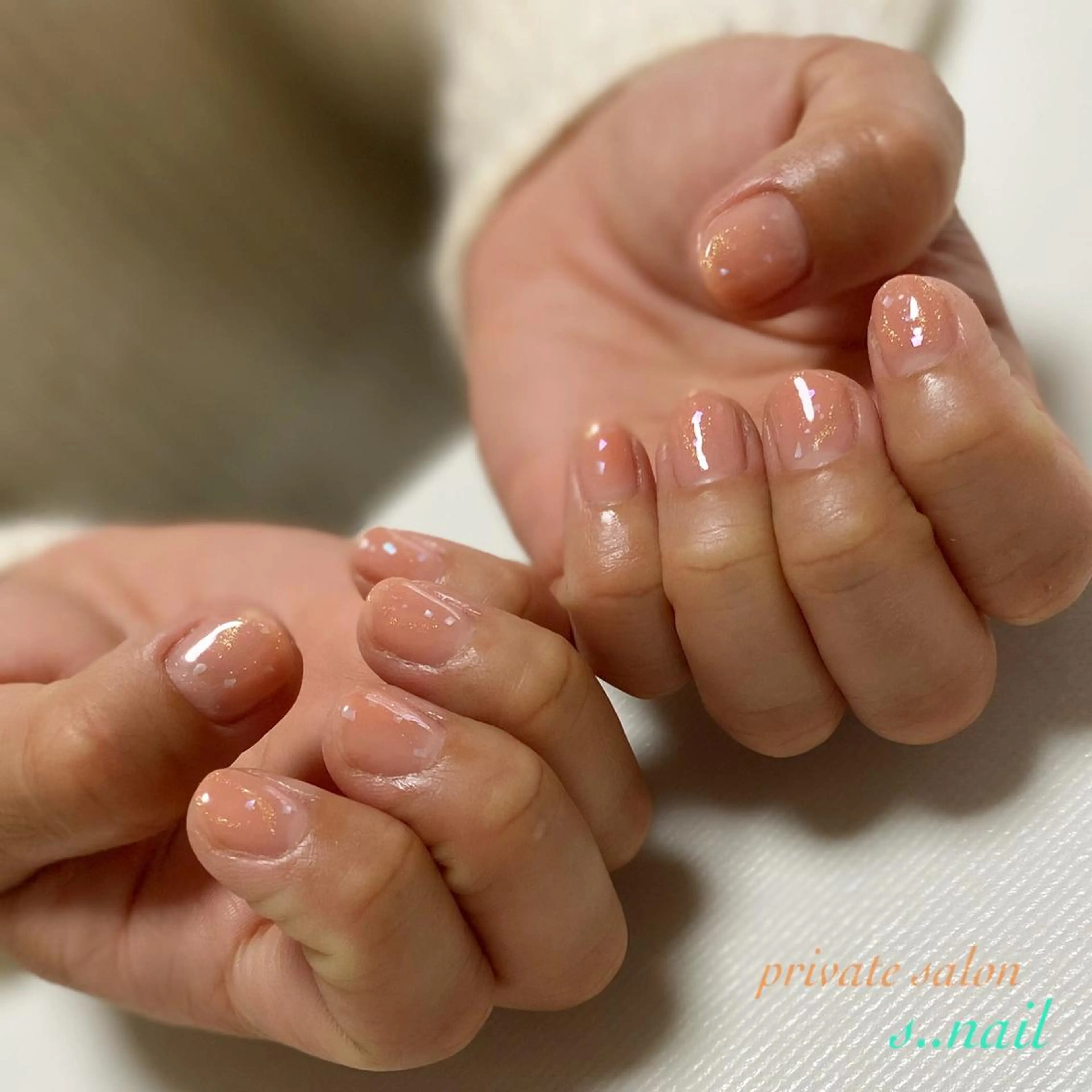 ネイル 桜ネイル ニュアンスネイル 春ネイル ハンドネイル フットネイル s..nail / MORITAのネイルデザイン