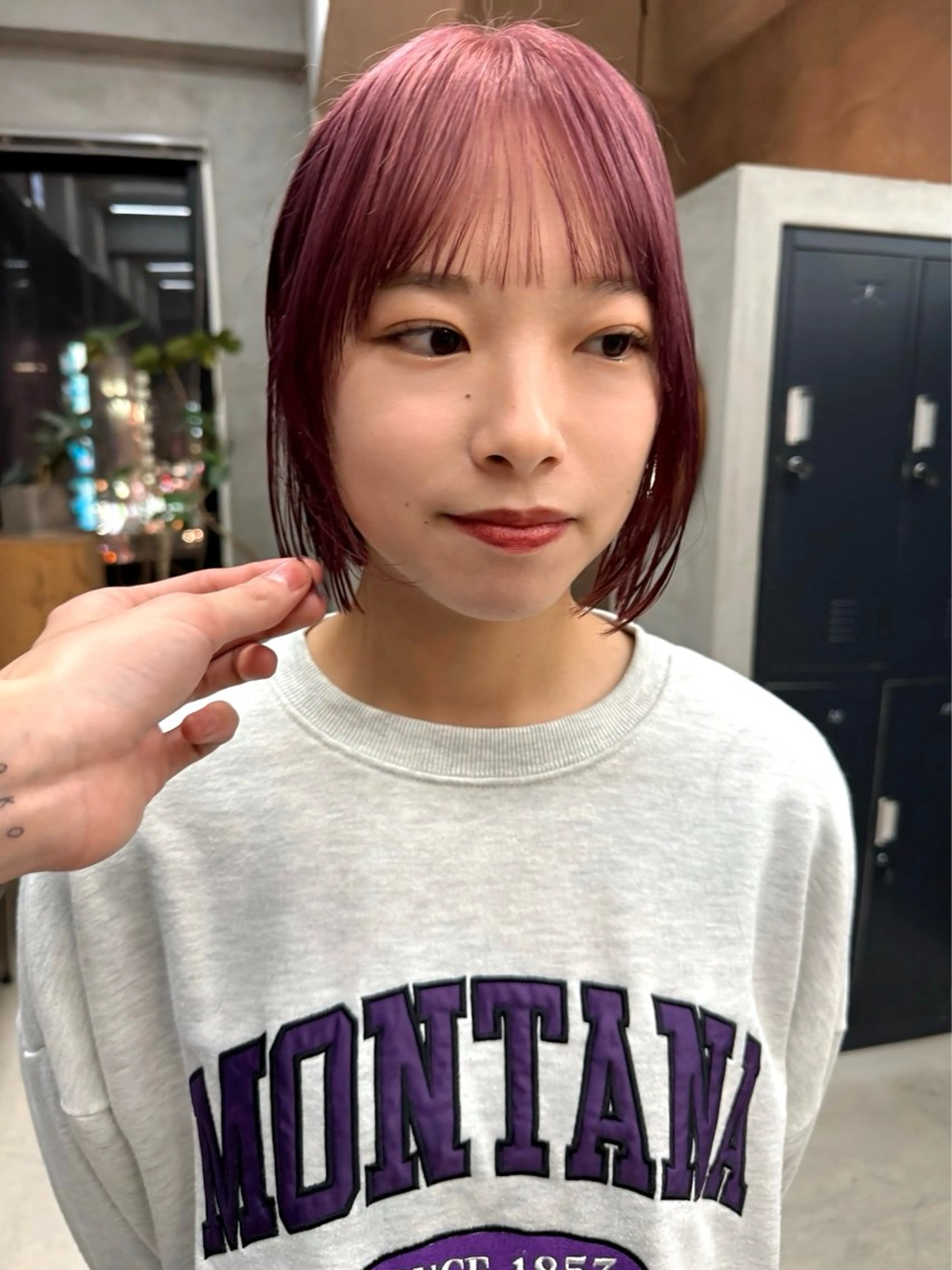 ショート カラー ピンクカラー カット ヘアカラー トリートメント Kaito🐶/ デザイン/レイヤーのヘアスタイル