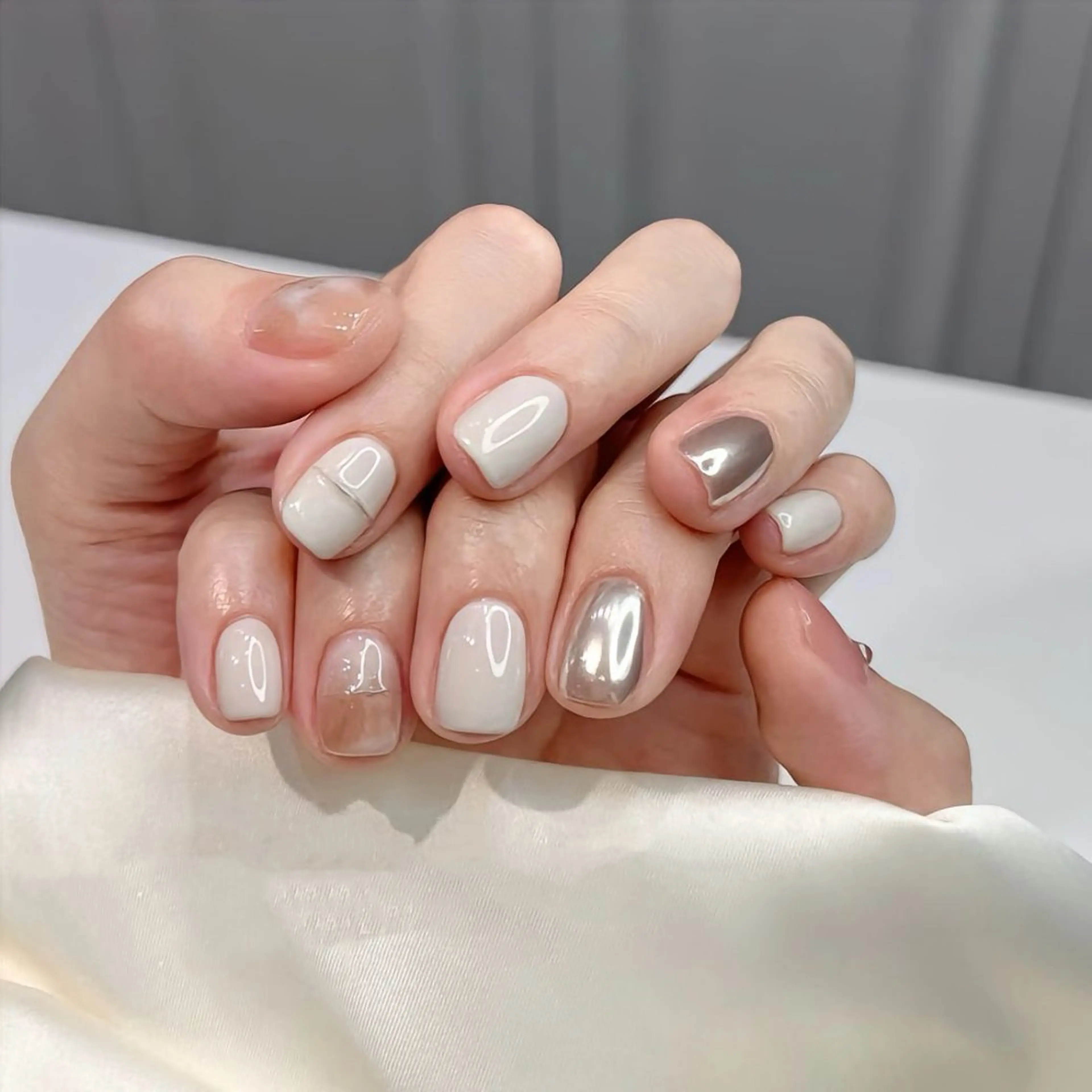 ネイル ハンドネイル By moonネイル 🌷ワンホン/韓国風のネイルデザイン