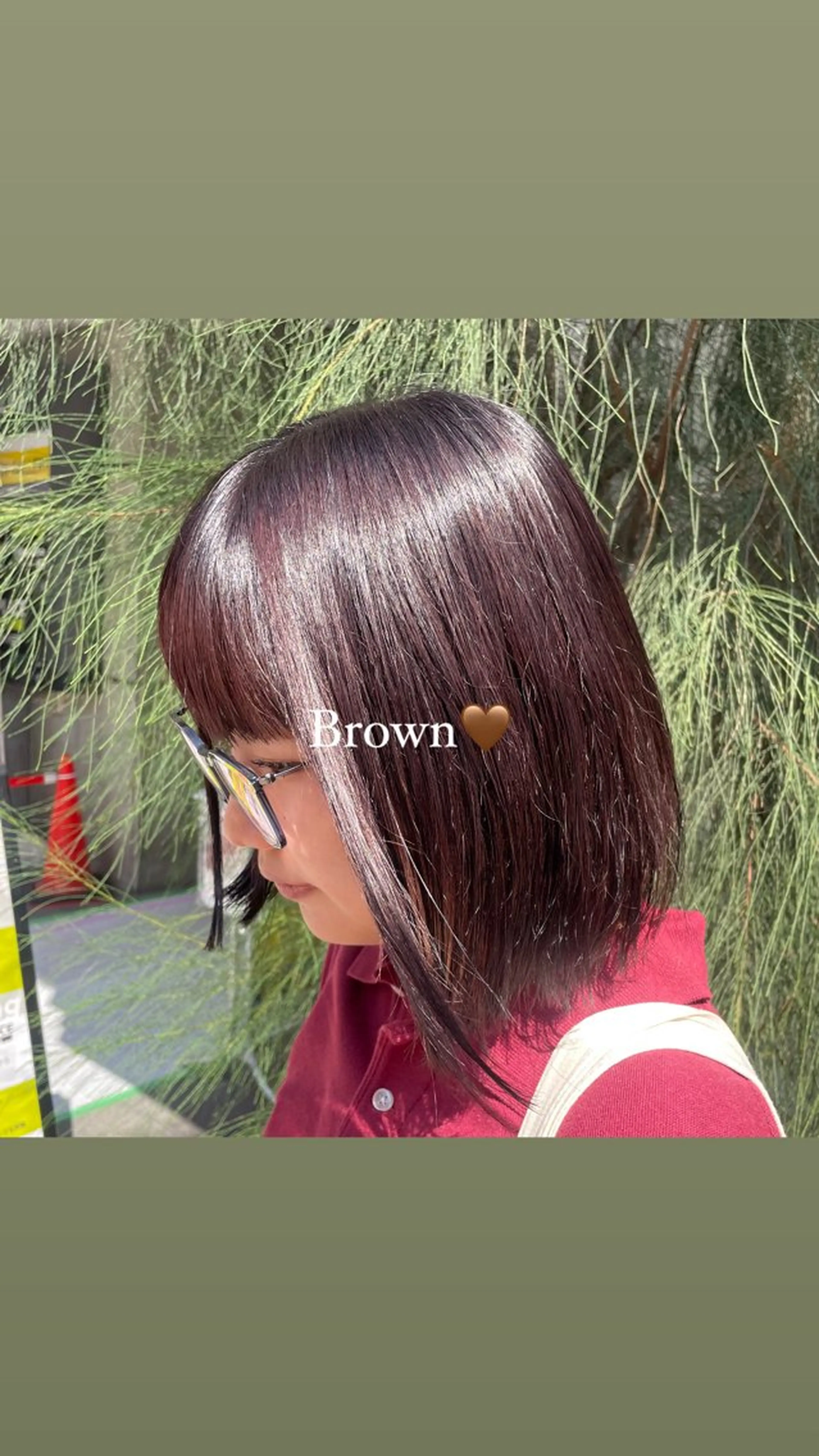 ミディアム カラー ヘアカラー sawaka🪽うる 艶カラー/レイヤーのヘアスタイル