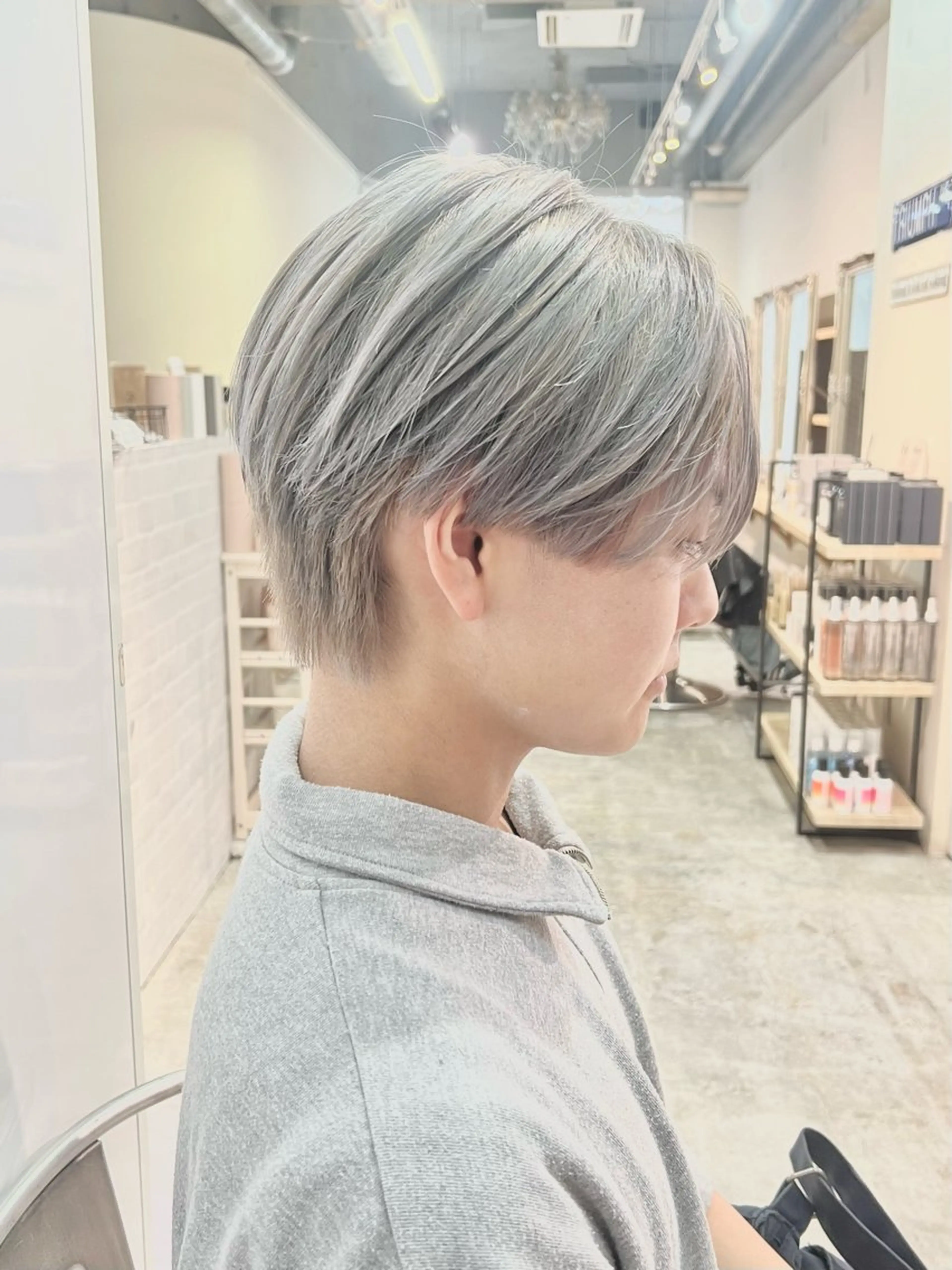 カラー メンズ カット ヘアカラー フェザーパーマ🌙 毛流れ yuzukiのヘアスタイル