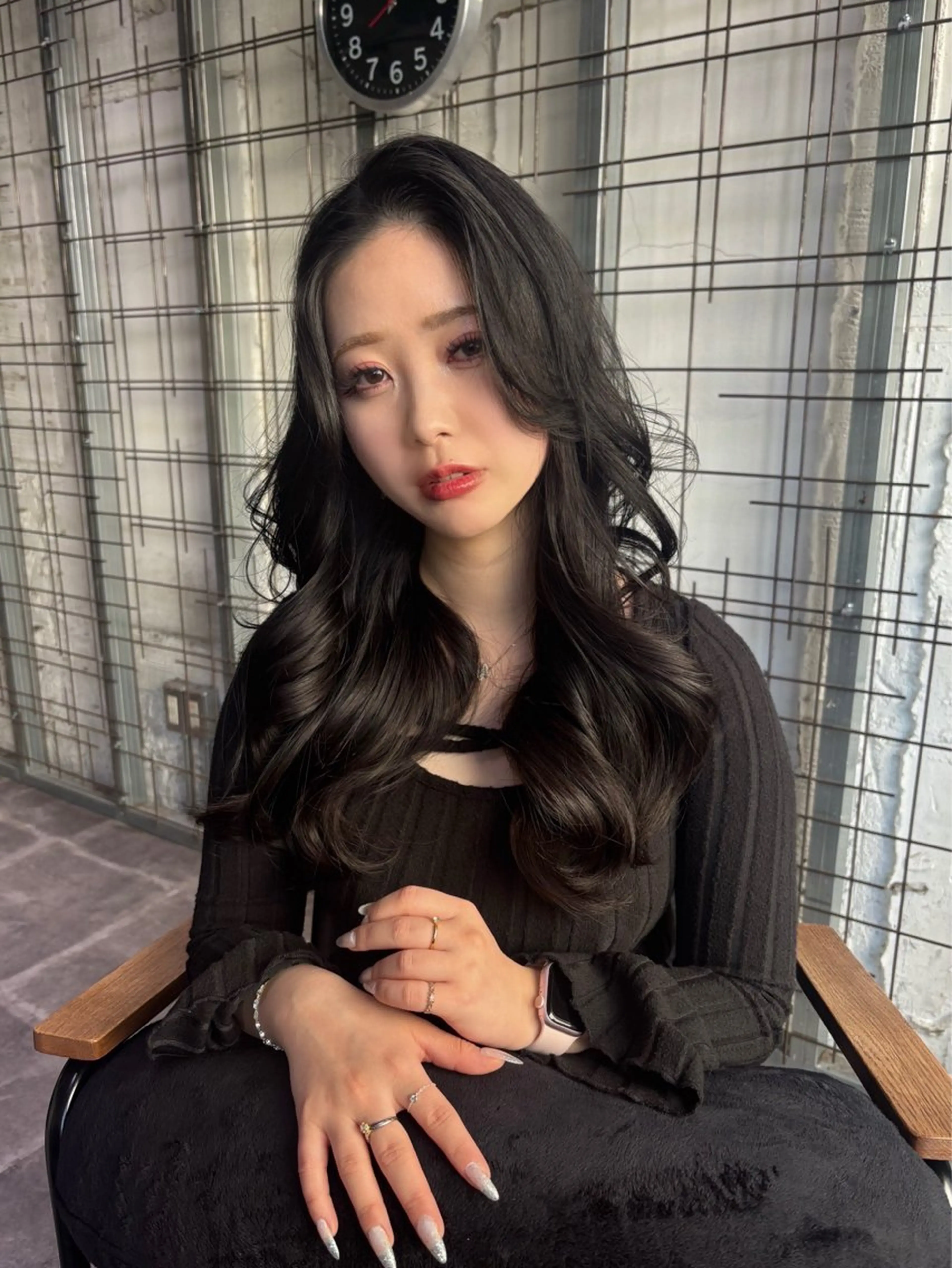 ロング カラー カット ヘアカラー AYANE 韓国ヘア /レイヤーカットのヘアスタイル