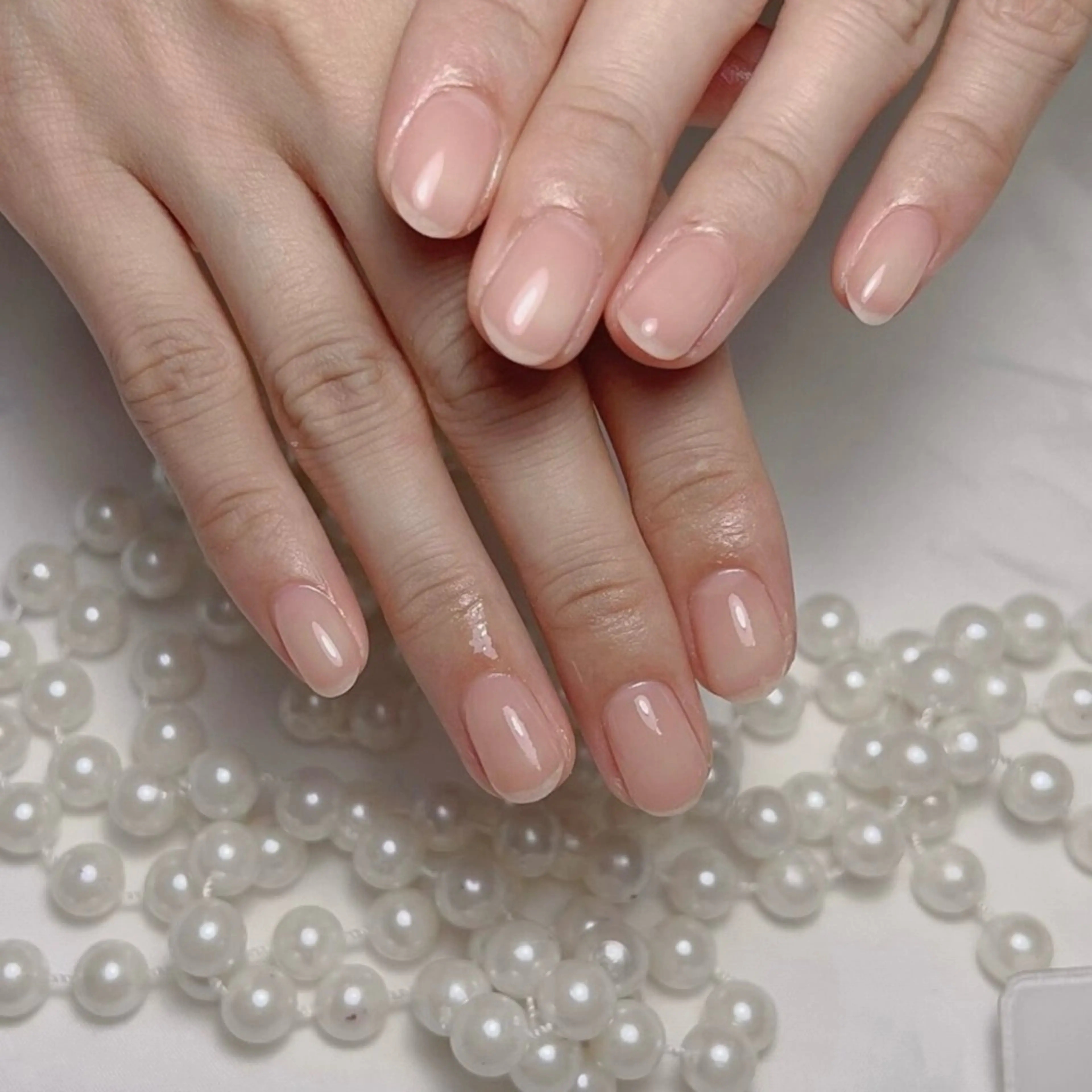 ネイル アートネイル フレンチネイル ジェルネイル グラデーション 韓国ネイル ハンドネイル 💕鈴木ユリ パラジェル/オフ無料のネイルデザイン