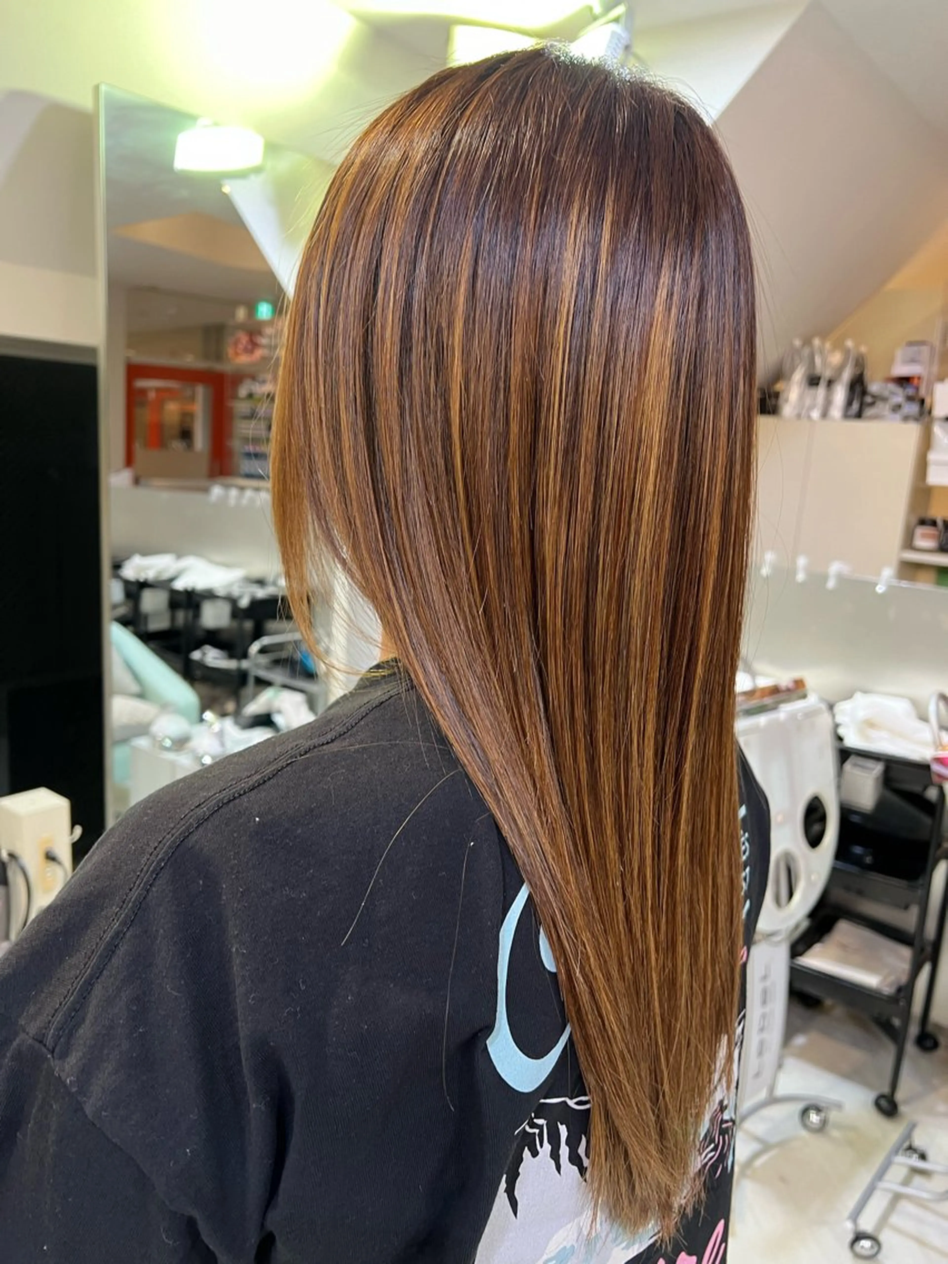 ロング 多田 樹蘭のヘアスタイル