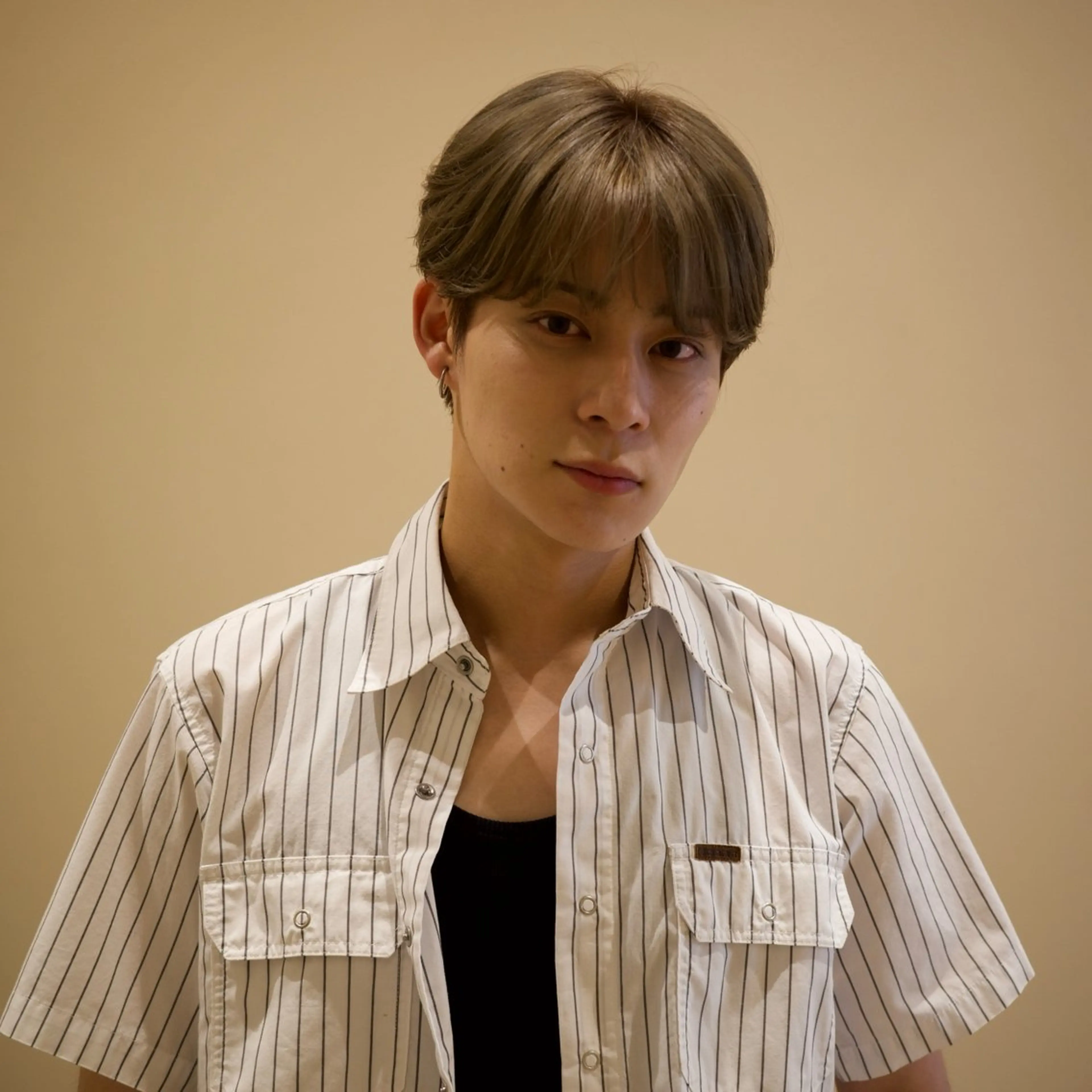 メンズ カット ヘアカラー 韓国ヘア/髪質改善/ レイヤー/ブラウンのヘアスタイル